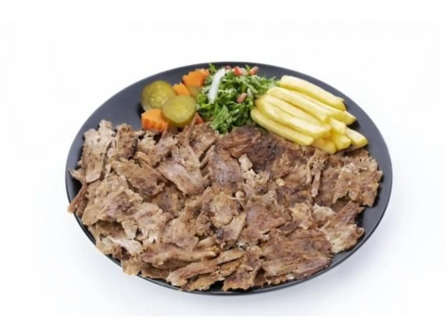 صحن شاورما لحم فرط كبير