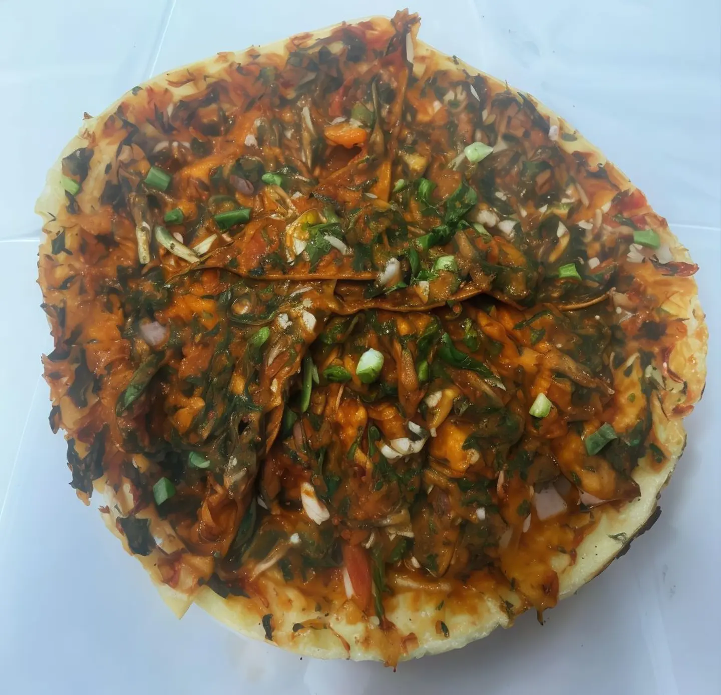 Schezwan Palak
