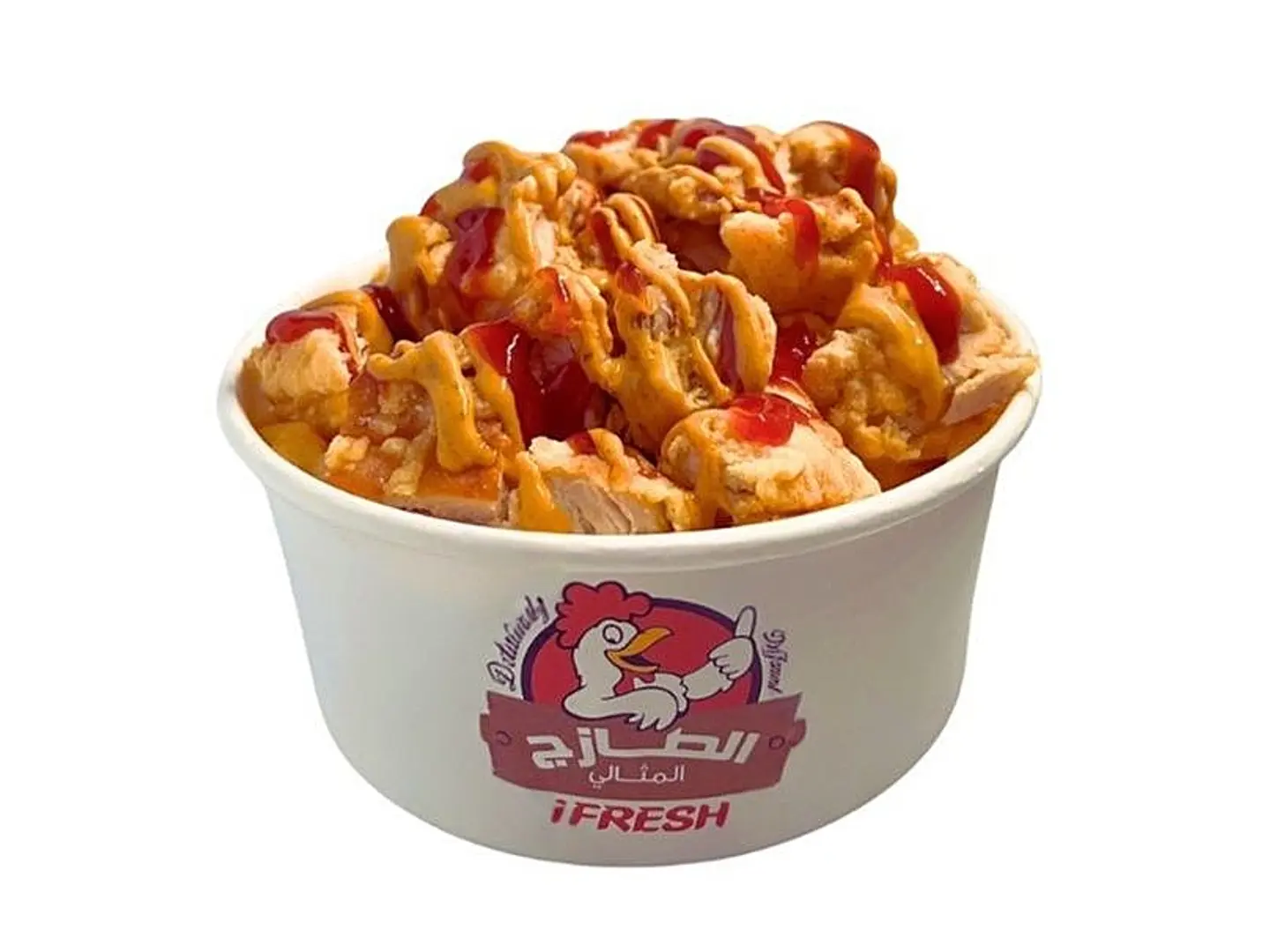 بطاطس بالدجاج وسط