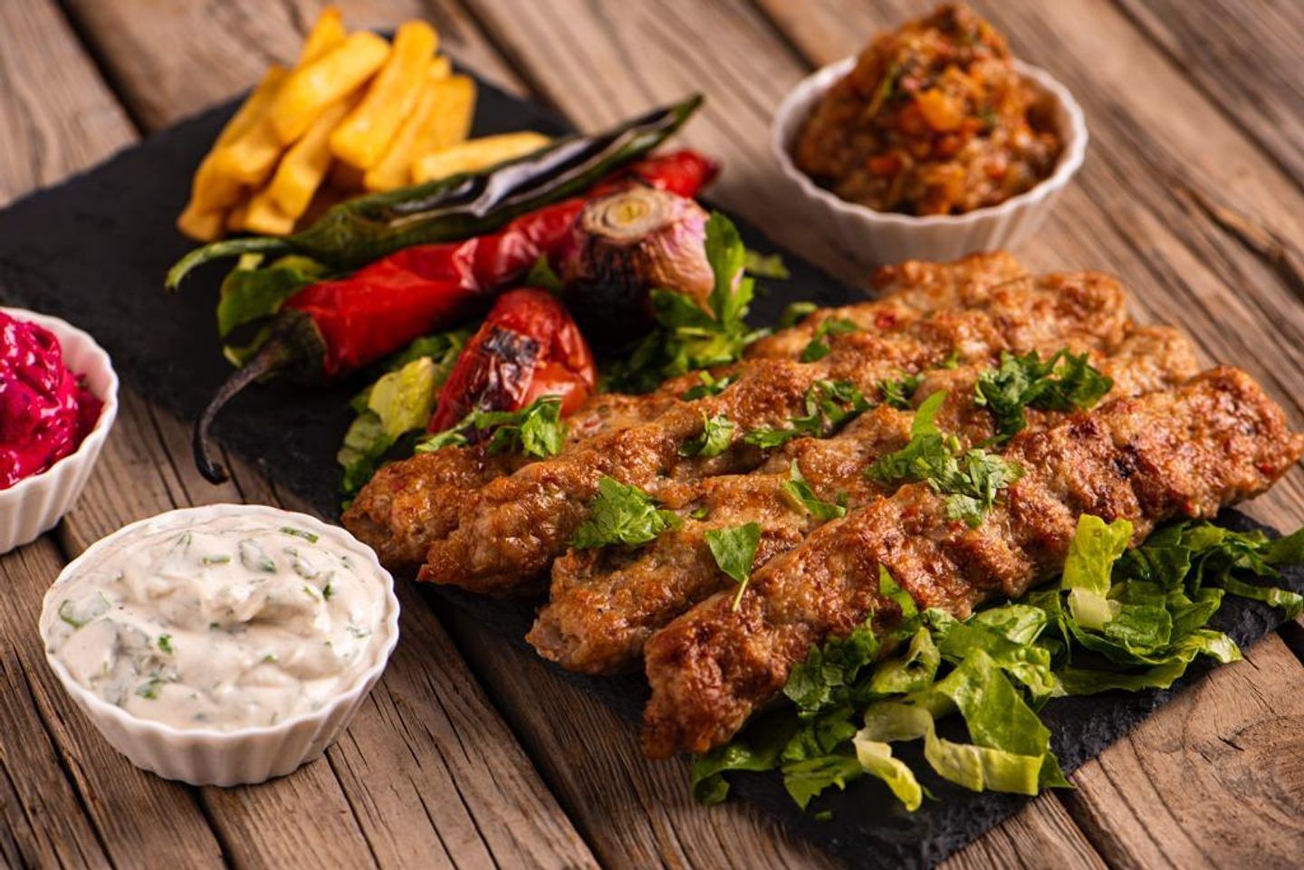 صحن كباب دجاج