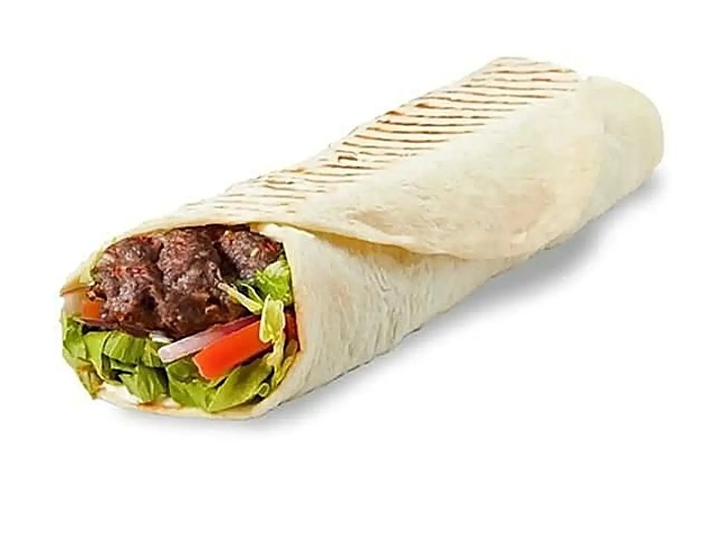 وجبة كباب لحم تورتيلا