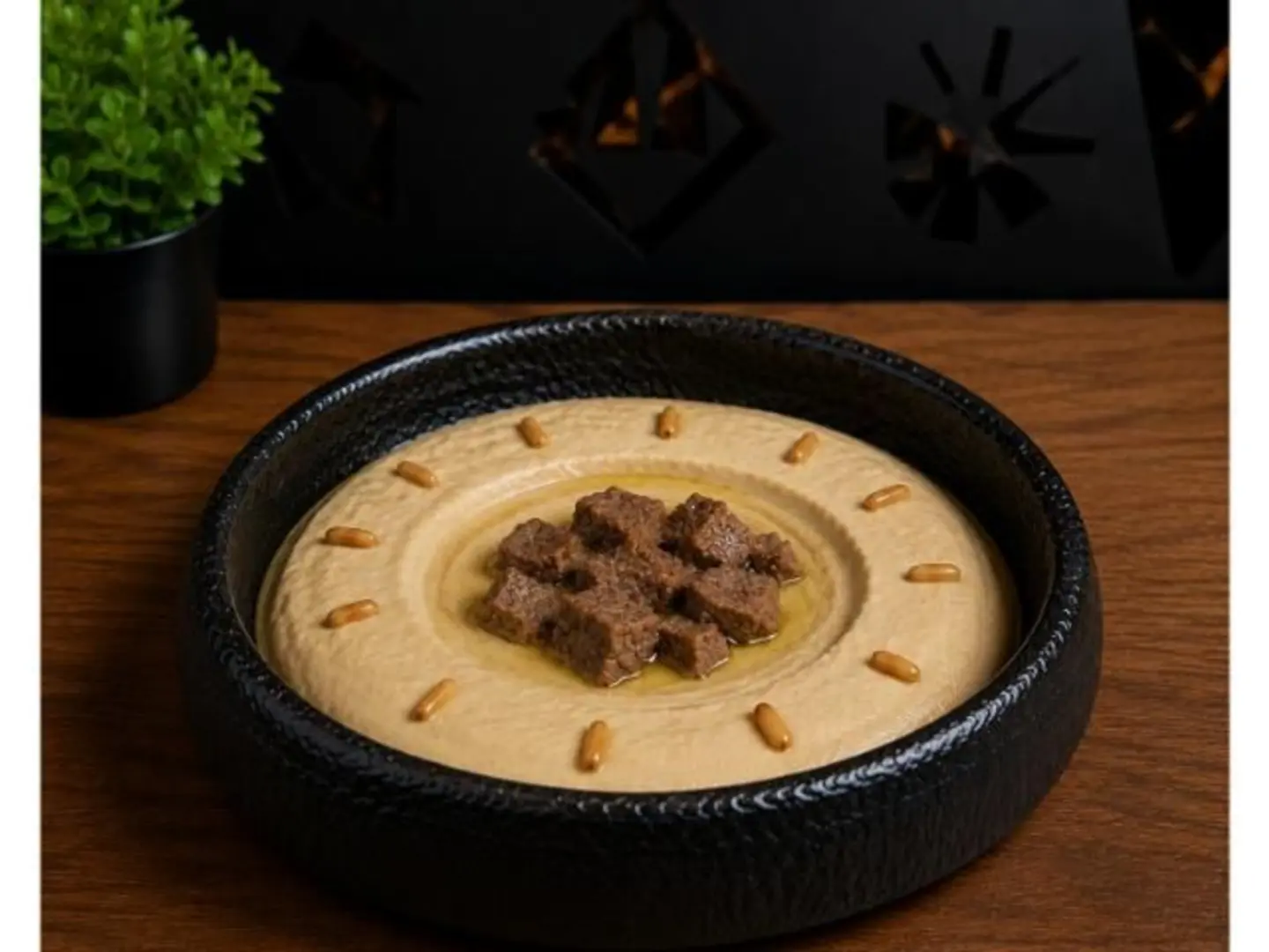 Hummus With Meat