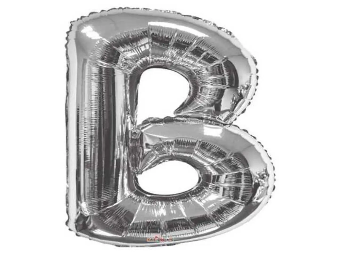 Letter B Helium Tin