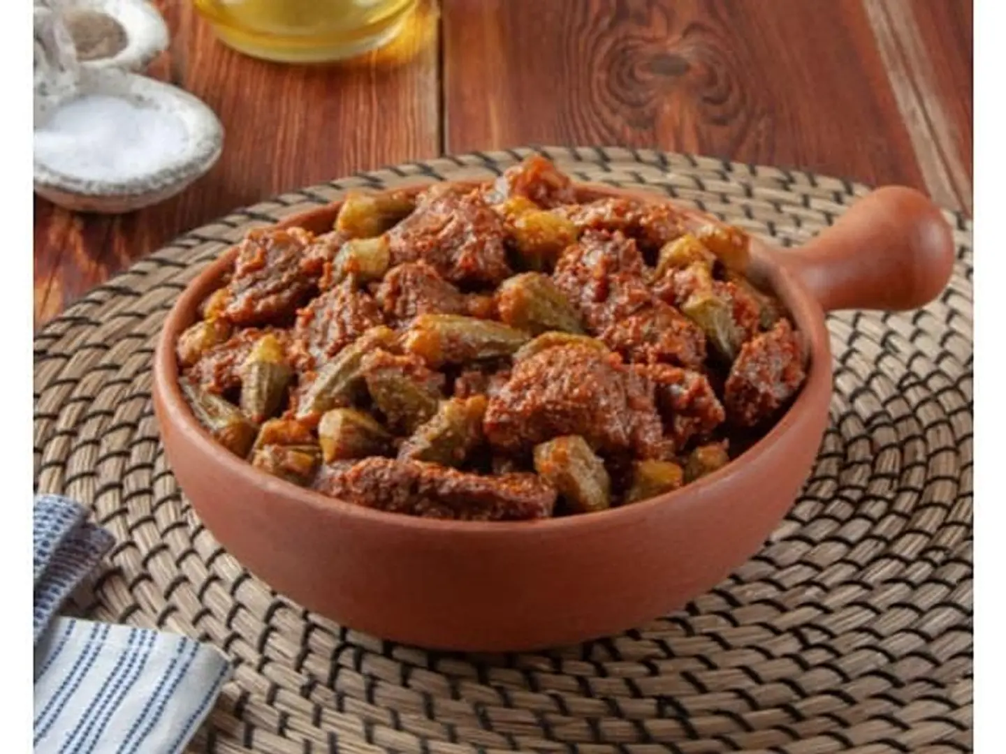 Okra With Beef