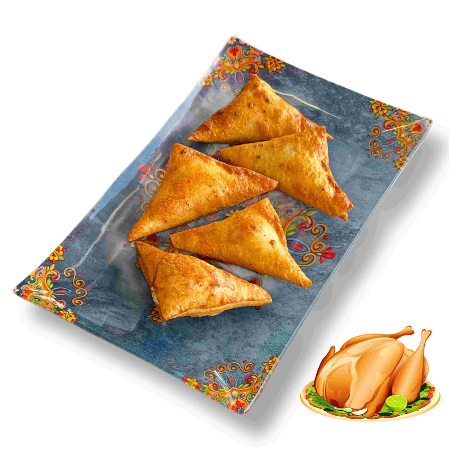60piece Frozen Chicken Sambosa Box