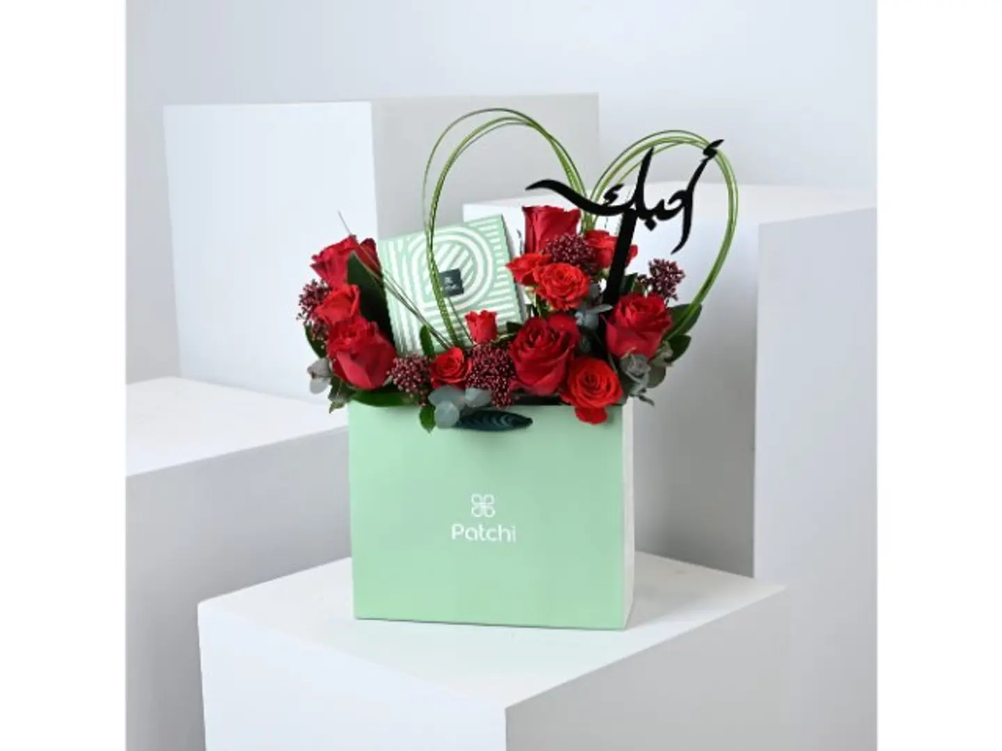 Patchi Chocolate Bag With Red Roses