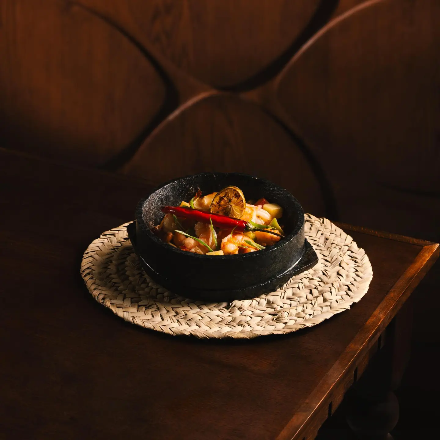 Makshan Shrimp With Sulayt Sauce