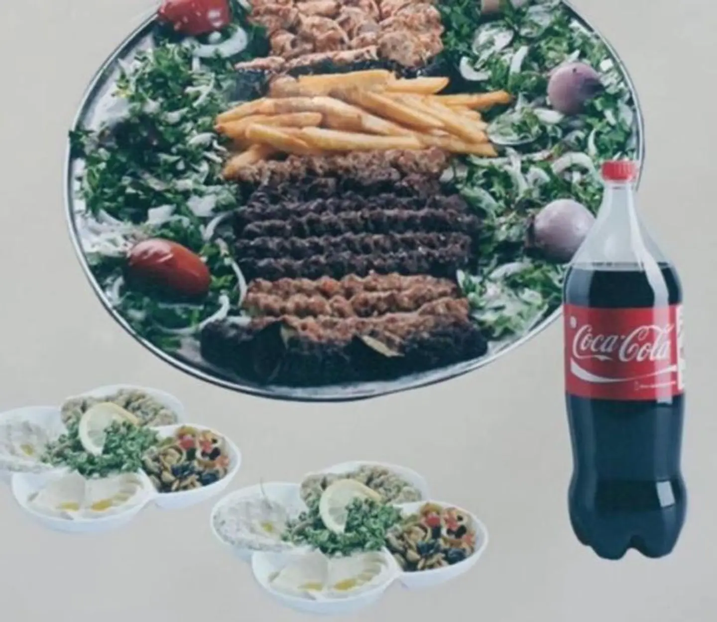 Family Caesar Platter With 2 Appetizers And Family Size Cola