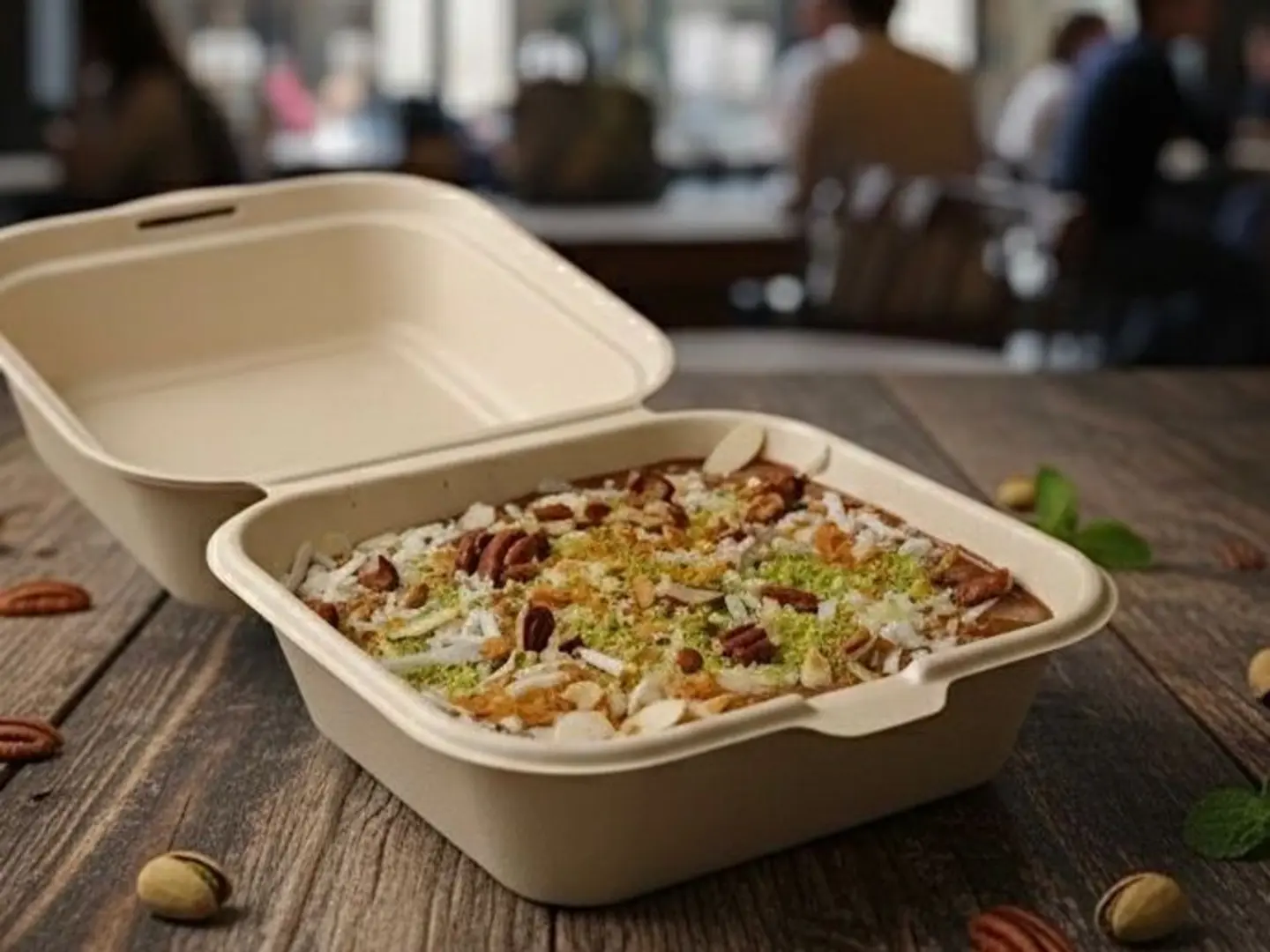 بودينق مكسرات