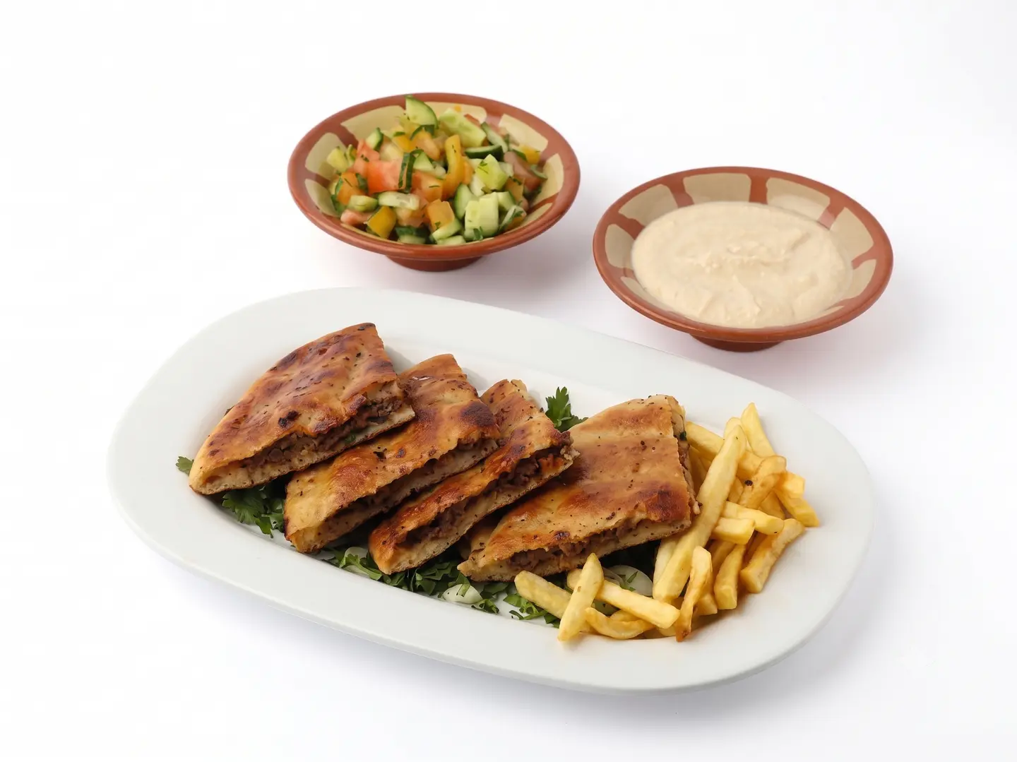 حواوشي بقري خبز مصري