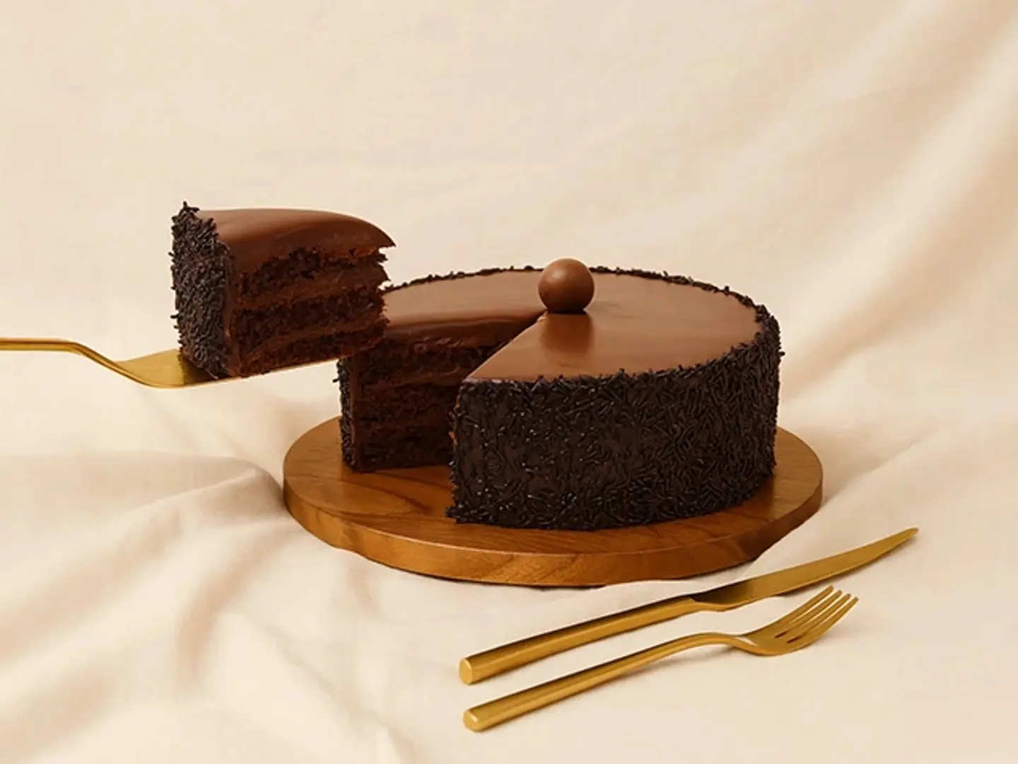 كعكة فادج الشوكولاتة اللذيذة لأعياد الميلاد