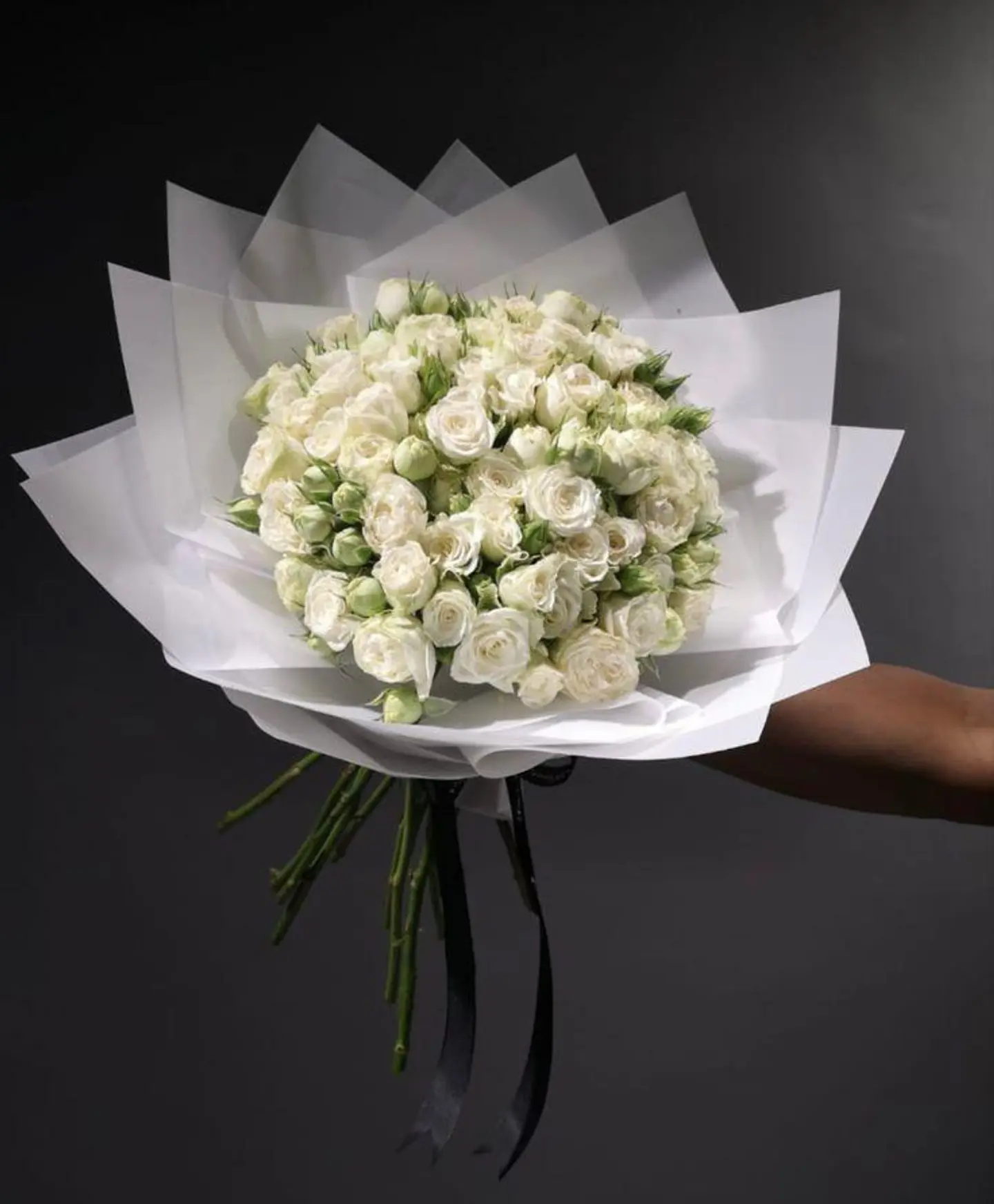 White Baby Rose Bouquet