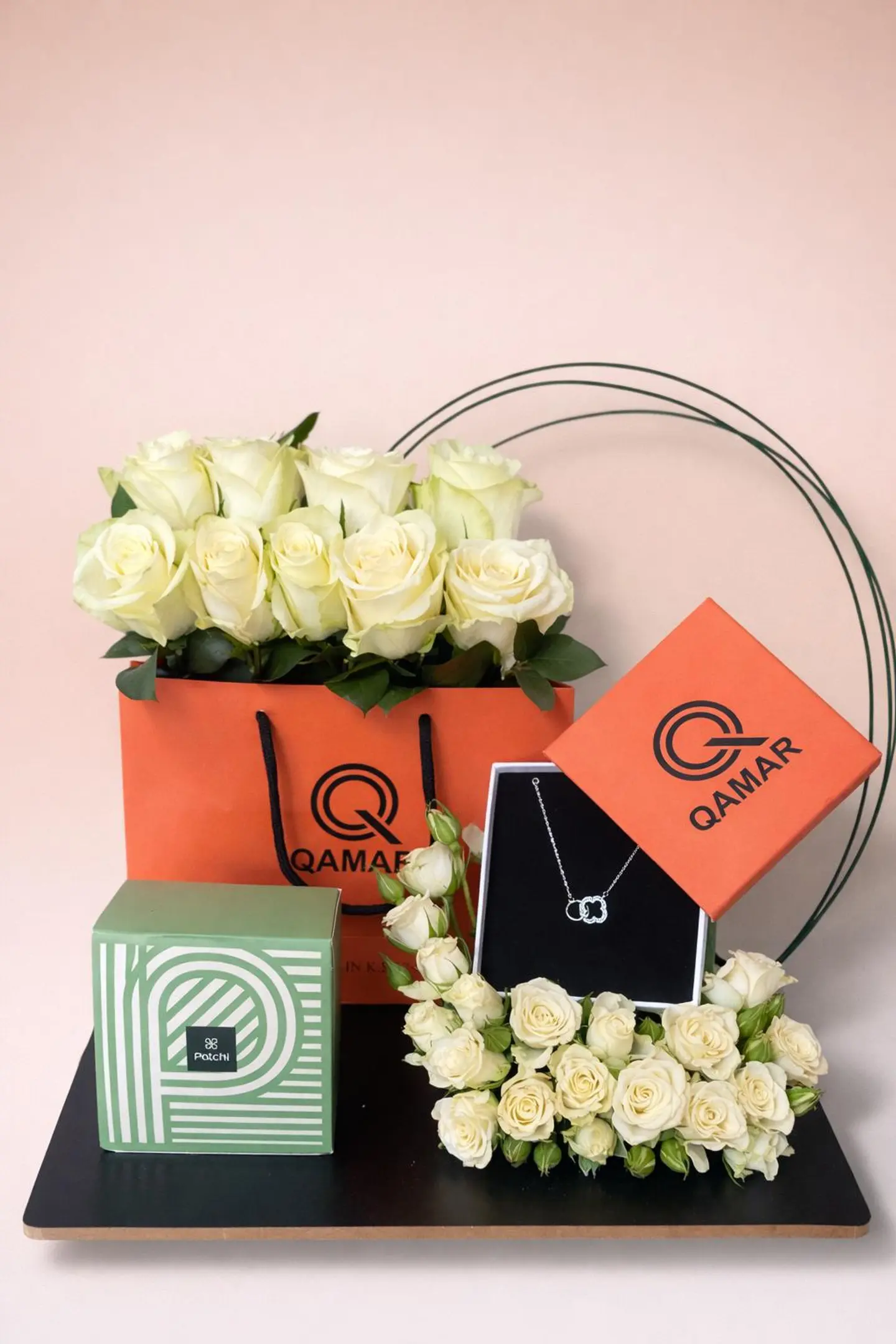 تنسيق سلسال مع ورد 11