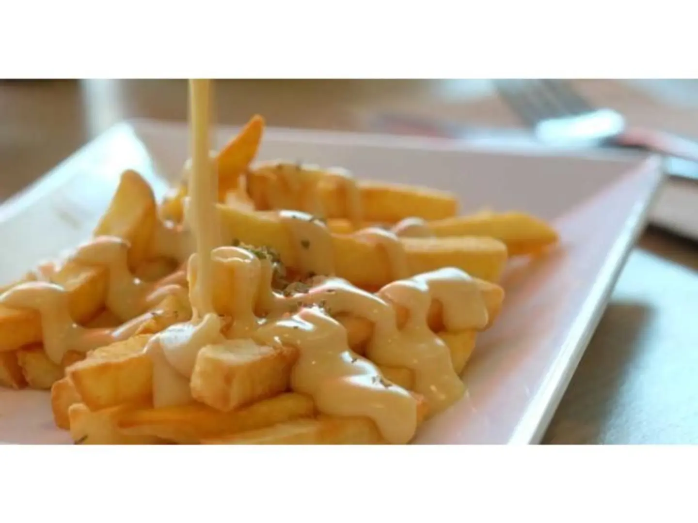 French Fries Plate With Cheese