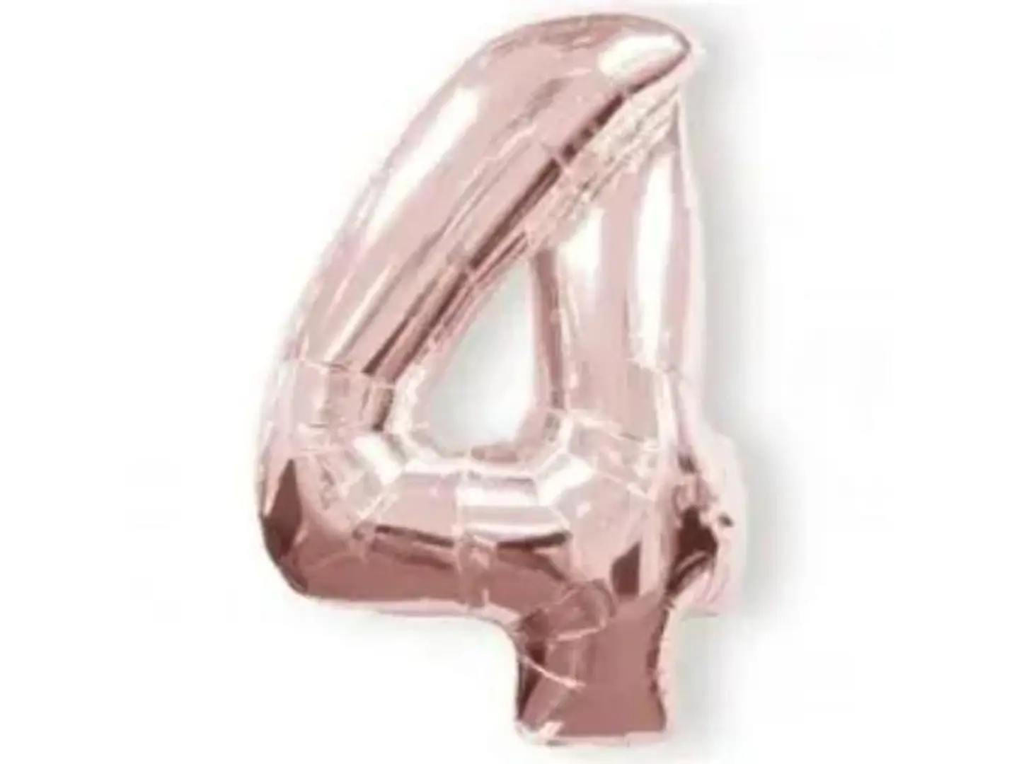 Rose Gold Numbers Balloons 4