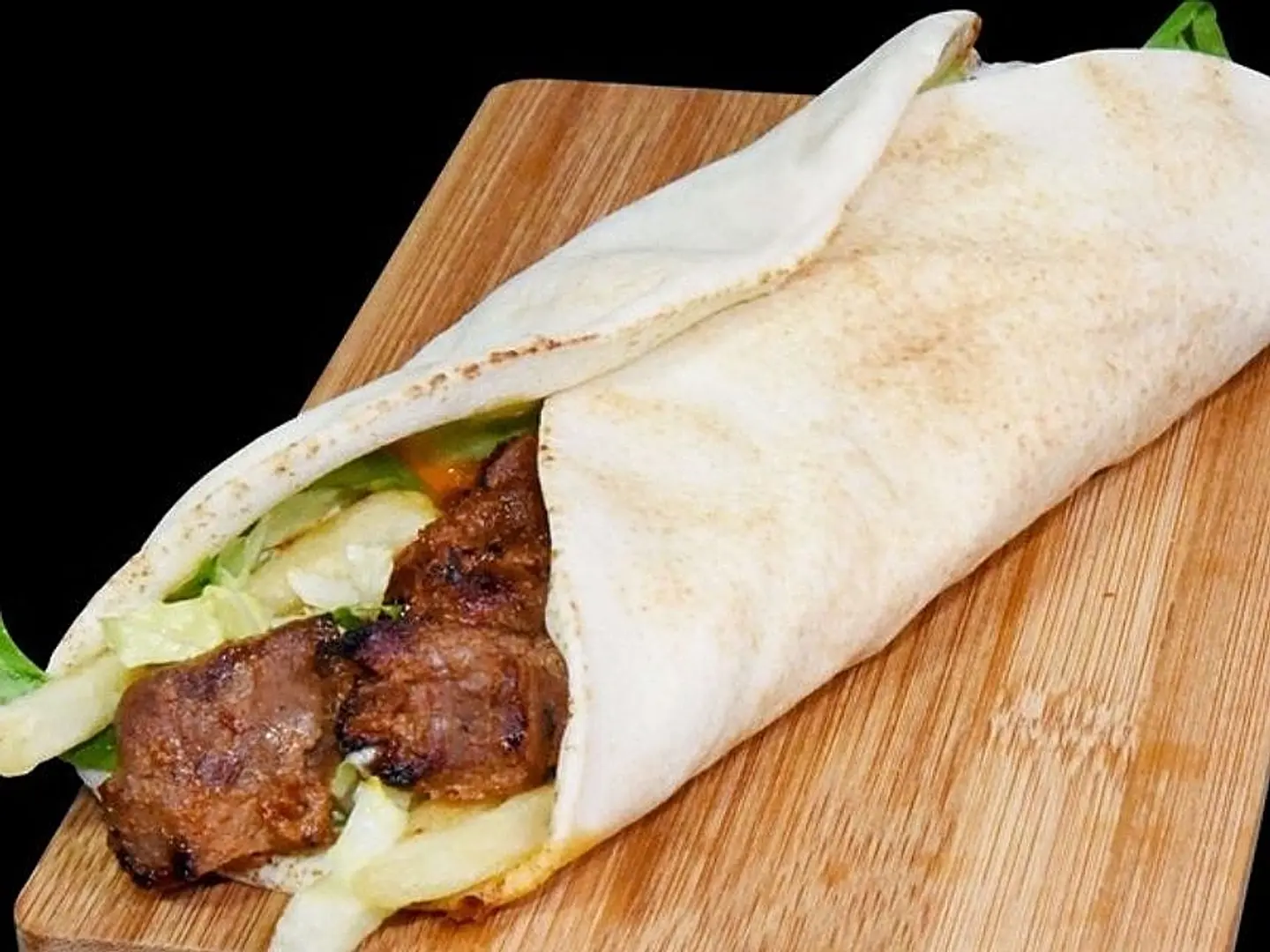 Meat Skewer Sandwich