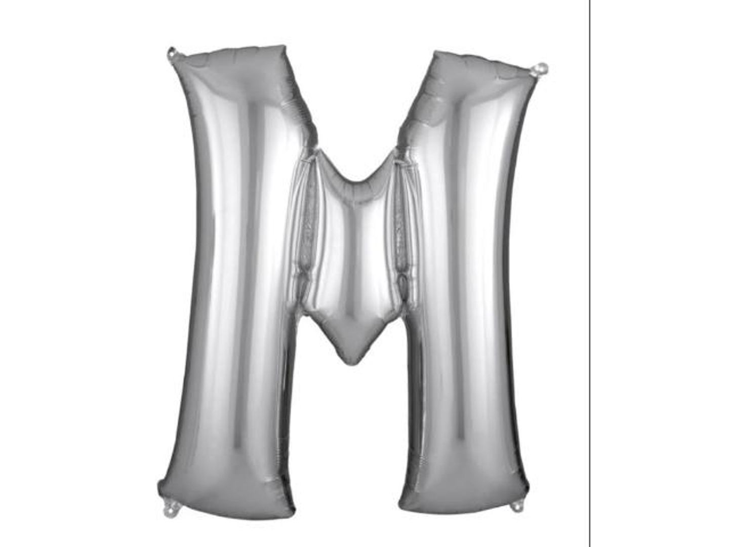 Silver Balloon Letter M