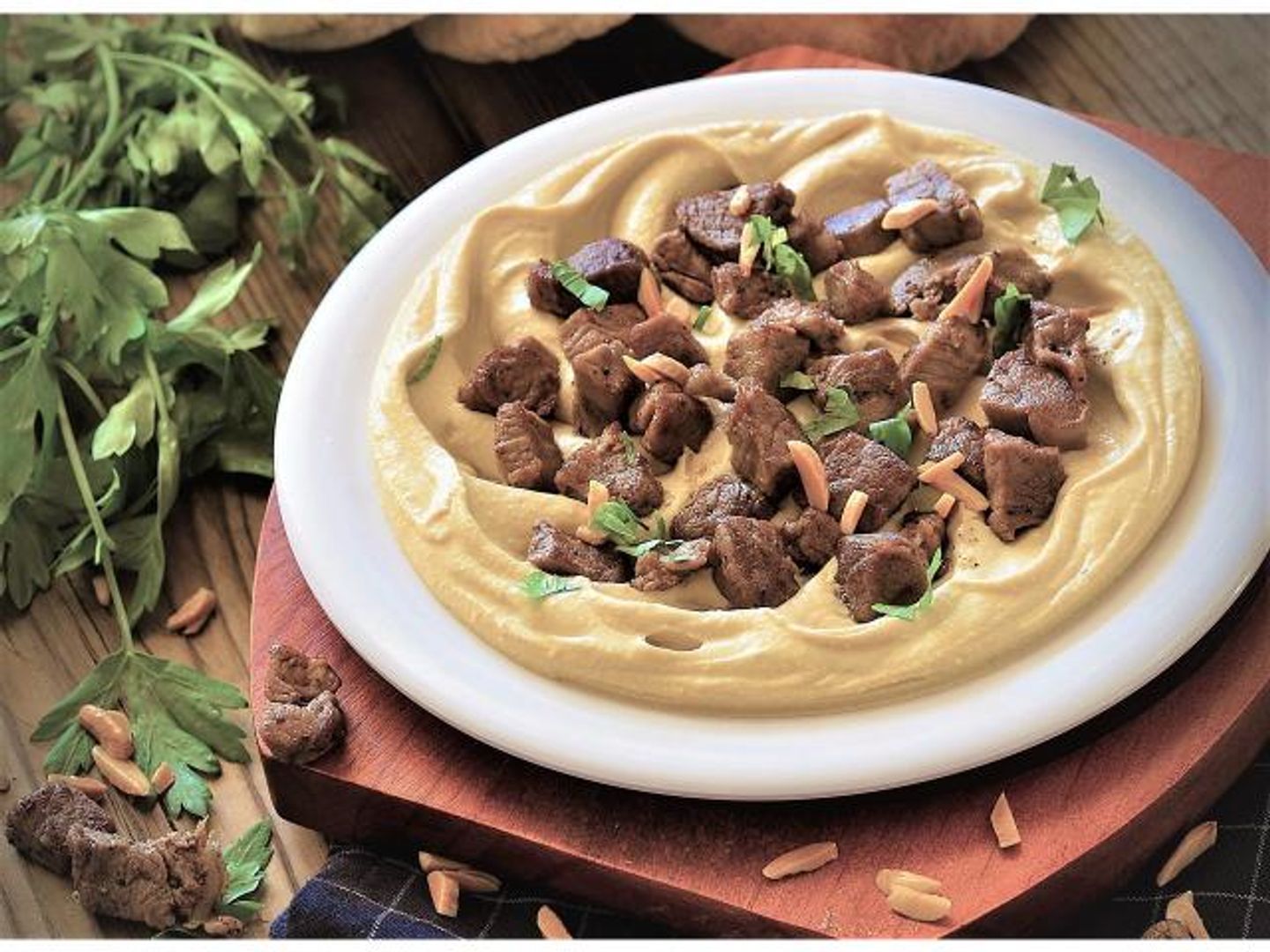 Lamb Liver Plate With Hummus