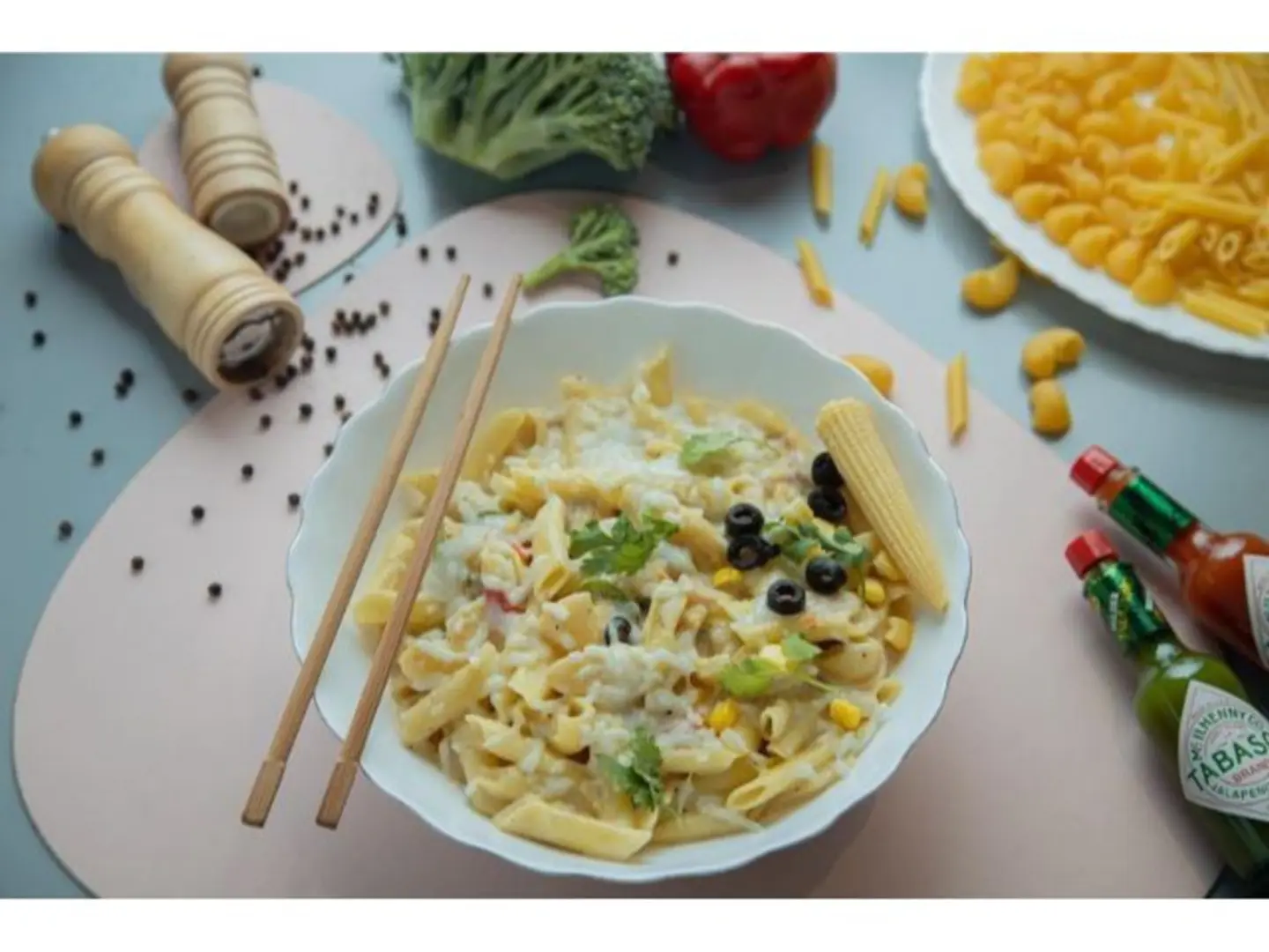 White Pasta With Chicken