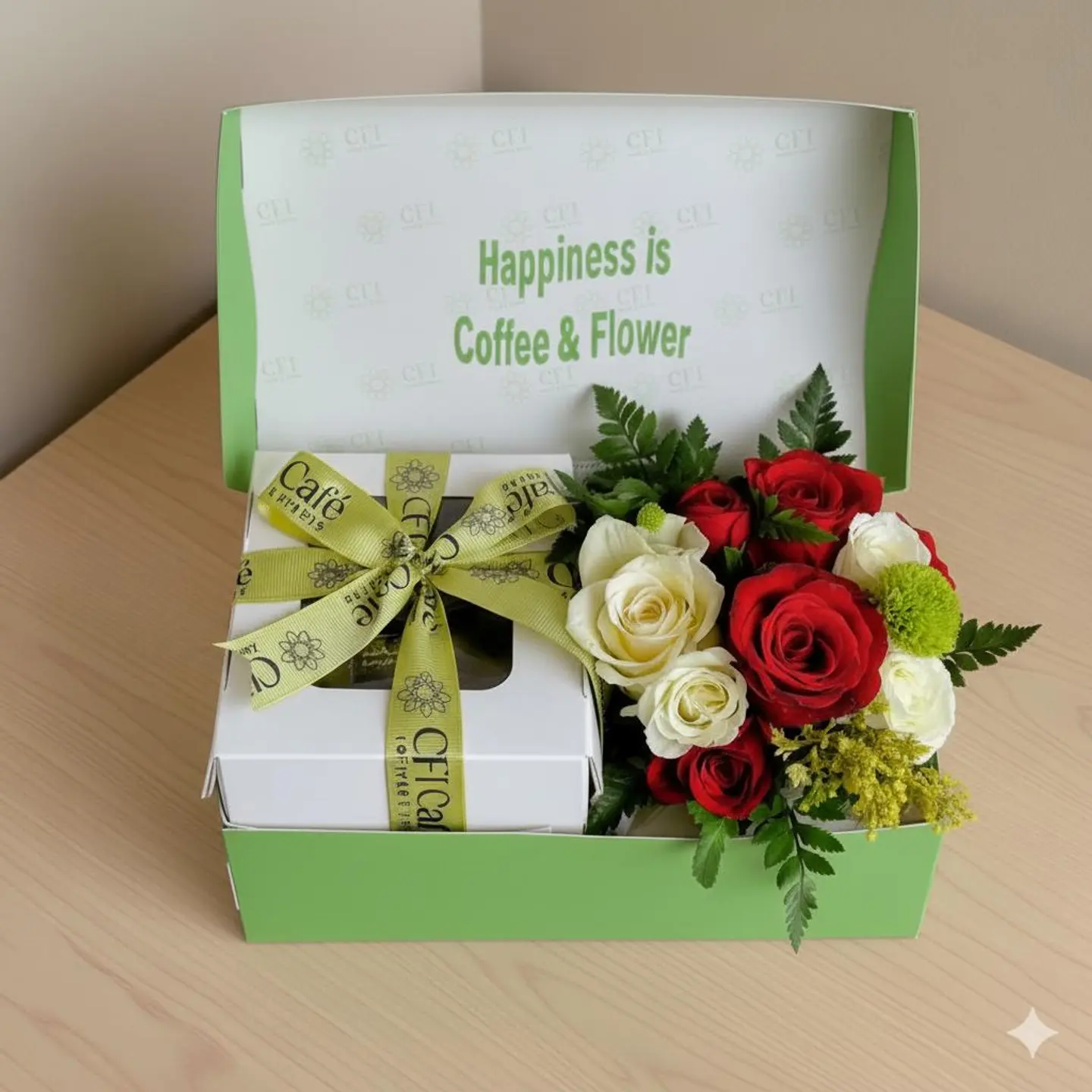 بوكس شوكولاته والورد