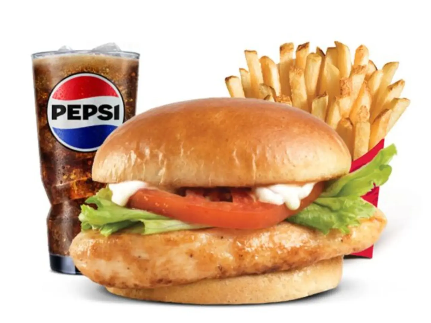 Chicken Creel Burger Combo