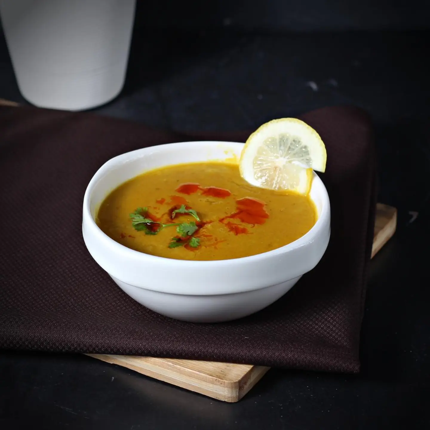 شوربة الزعفران والعدس