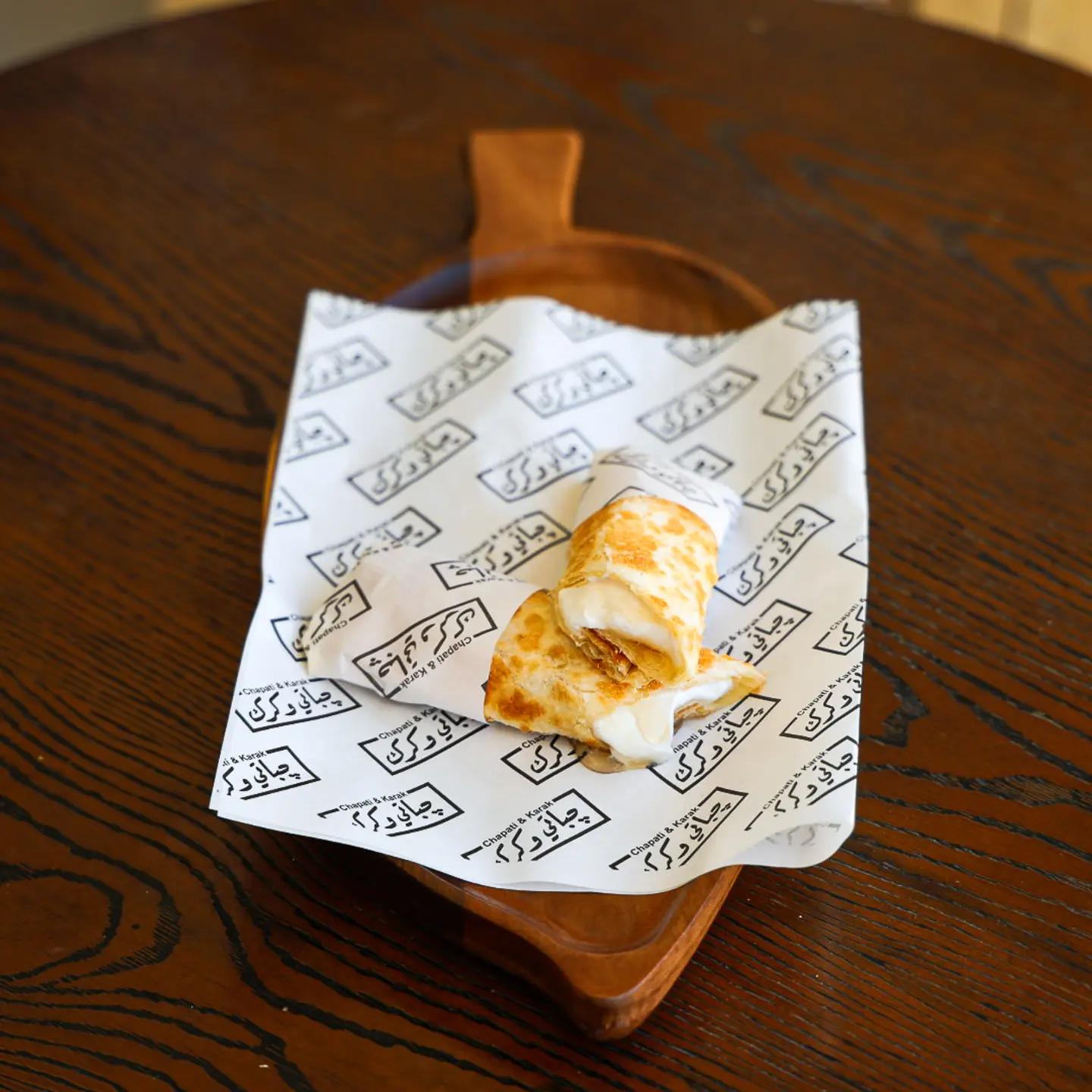 Jabati With Labneh And Honey
