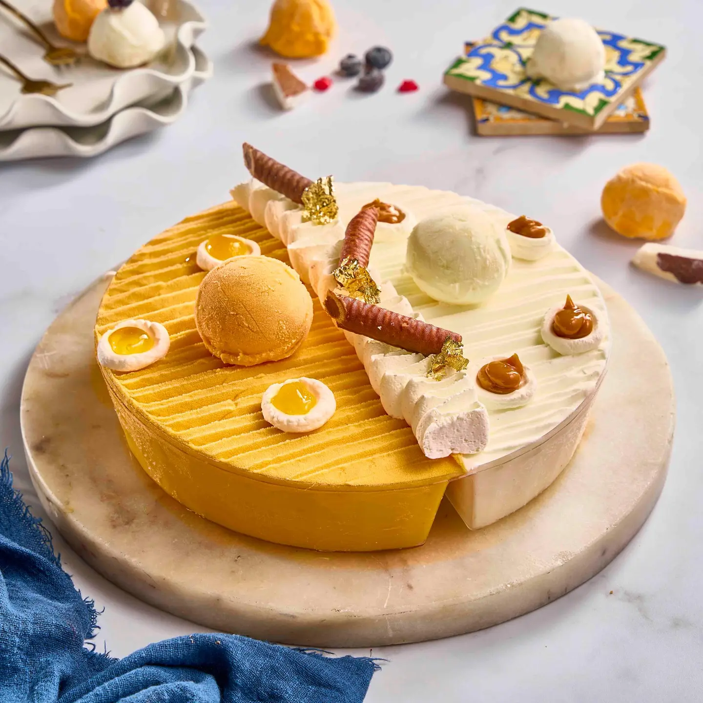 Duetto Ice Vanilla And Mango Torte