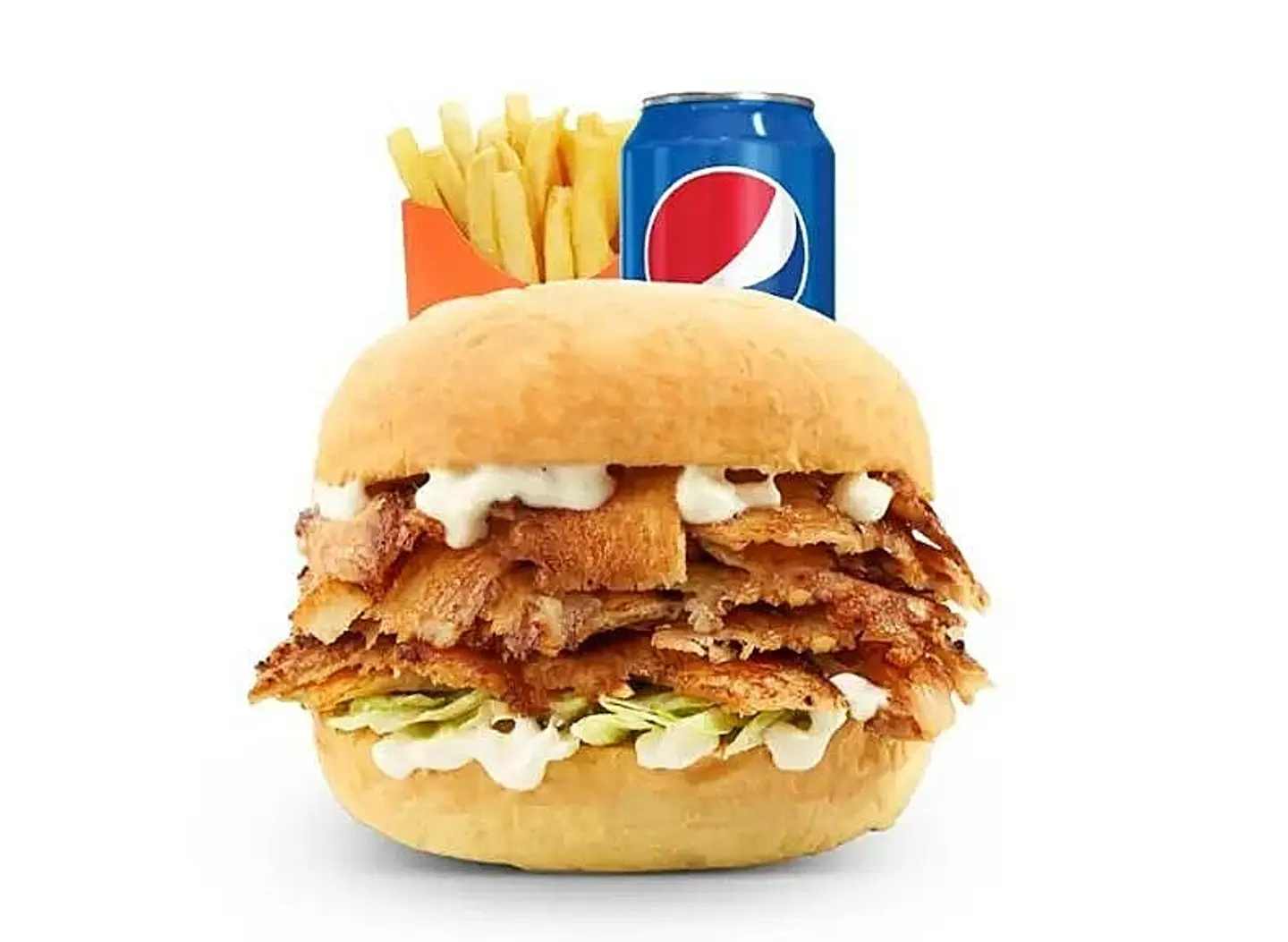 Shawarma Burger Meal