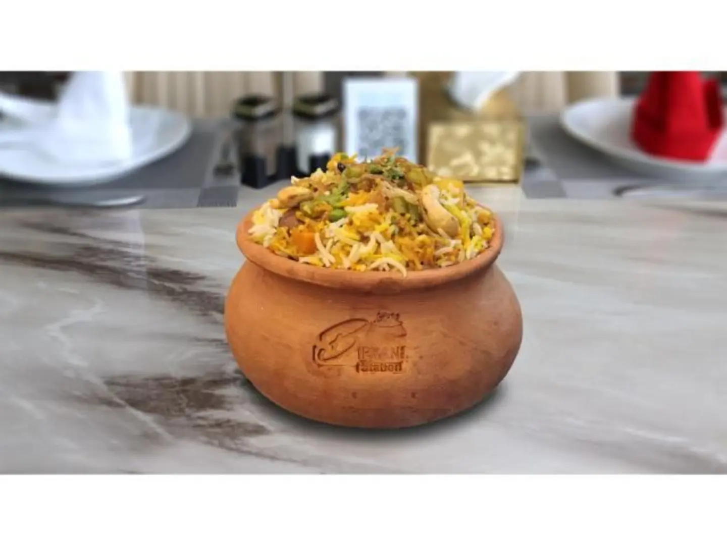 برياني خضار مع ماتكا كبير