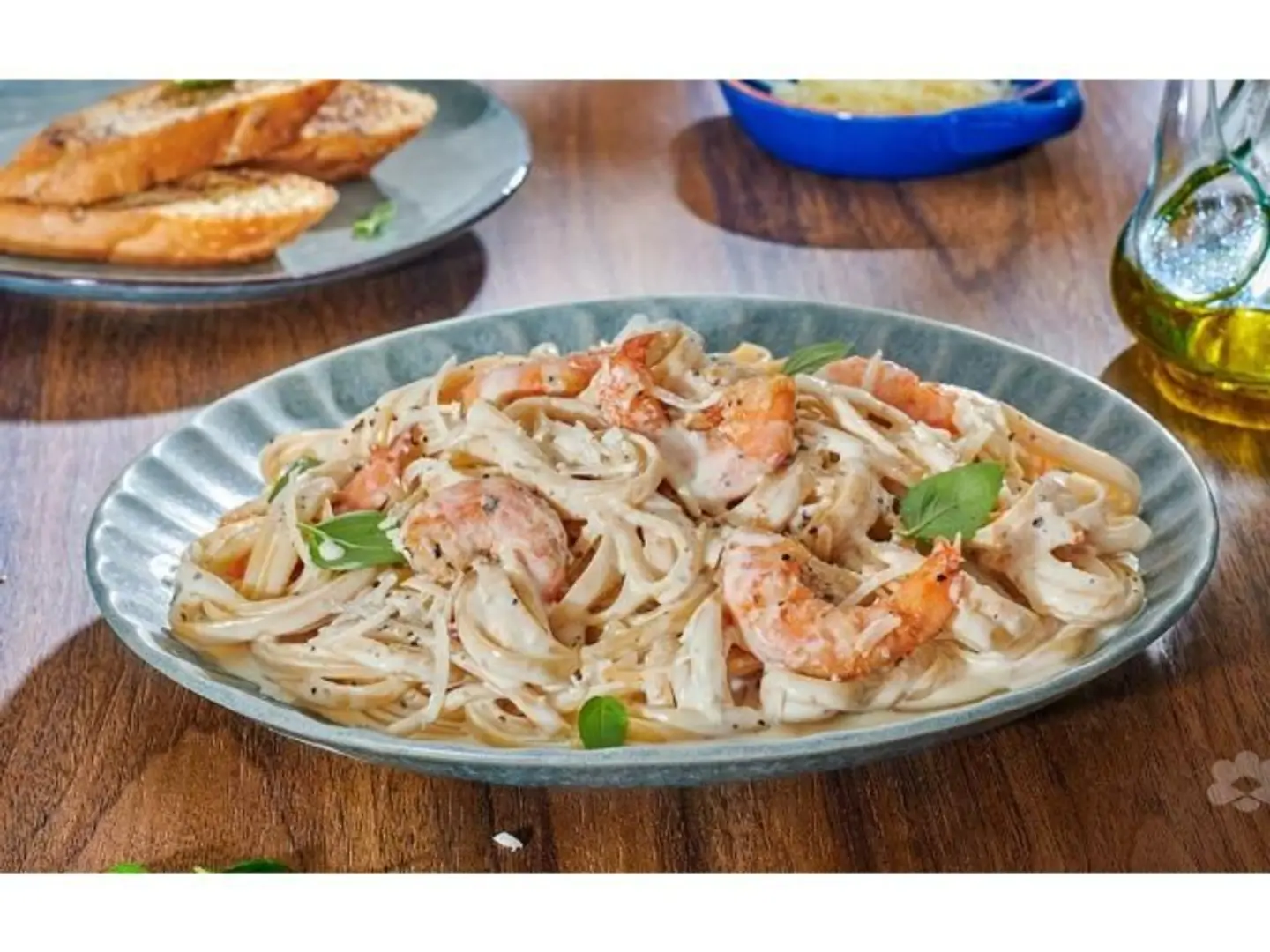 Fettuccine Alfredo Shrimp