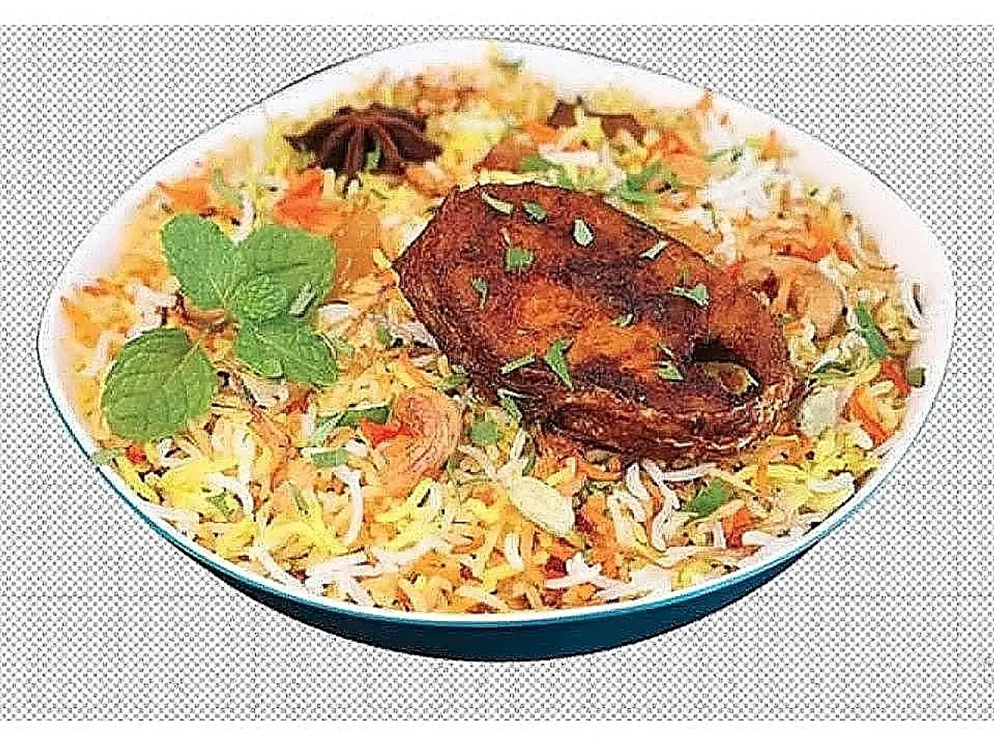 Fish And Shrimp Biryani