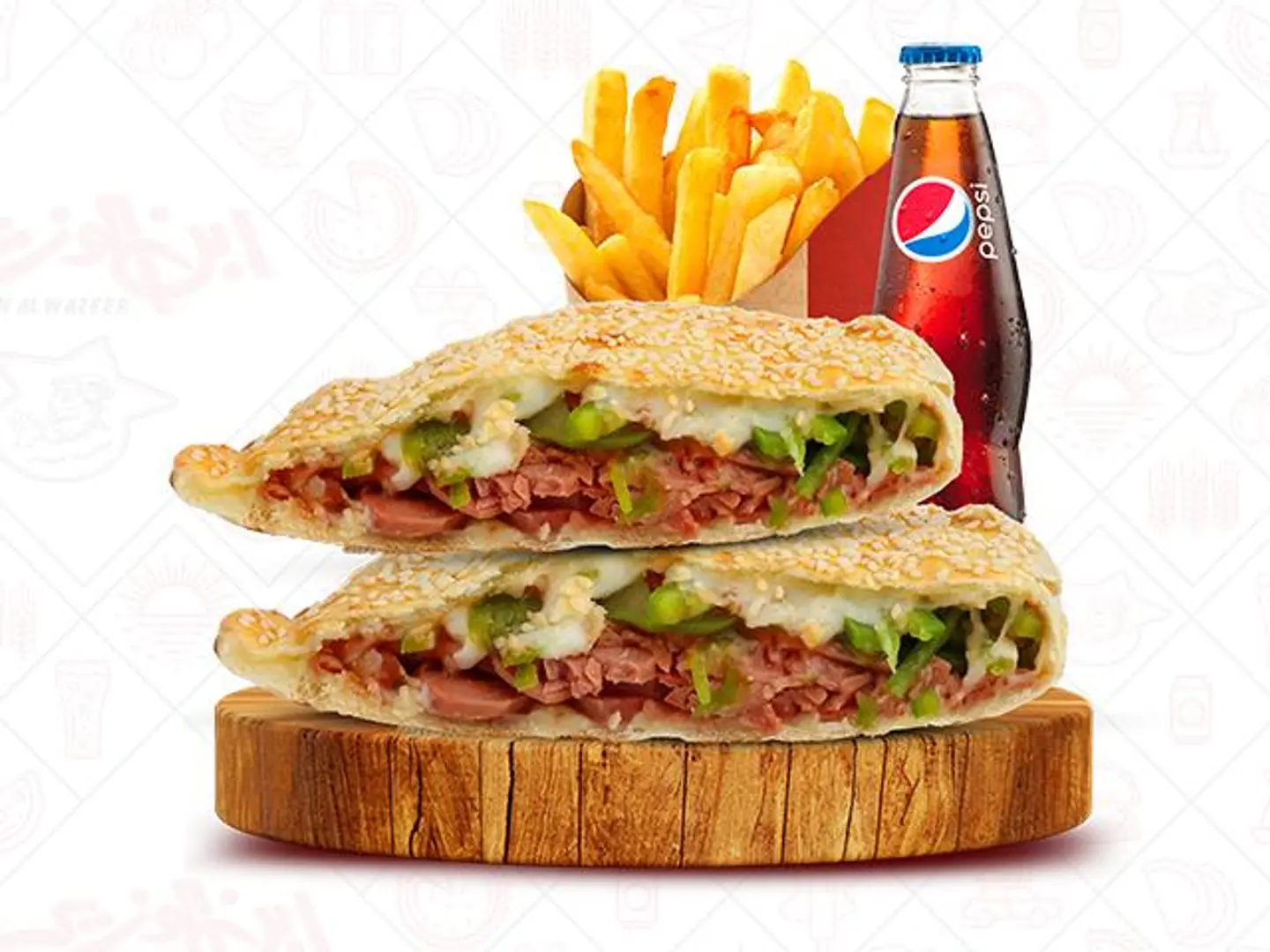 وجبة طلياني قطعتين