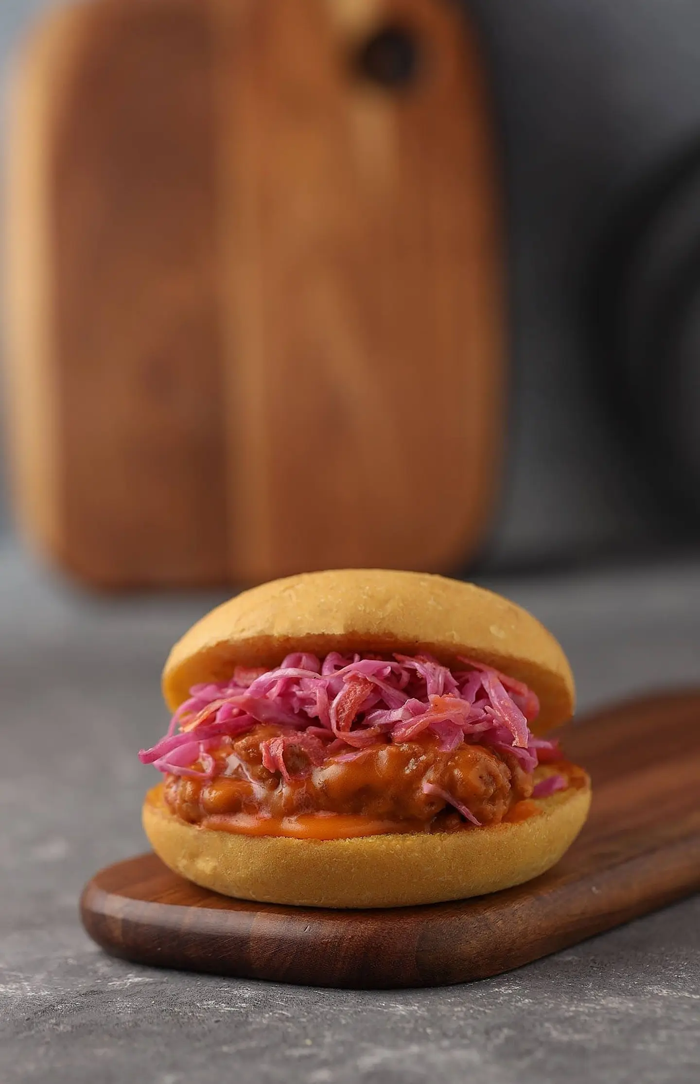 وجبة برجر دجاج بافلو