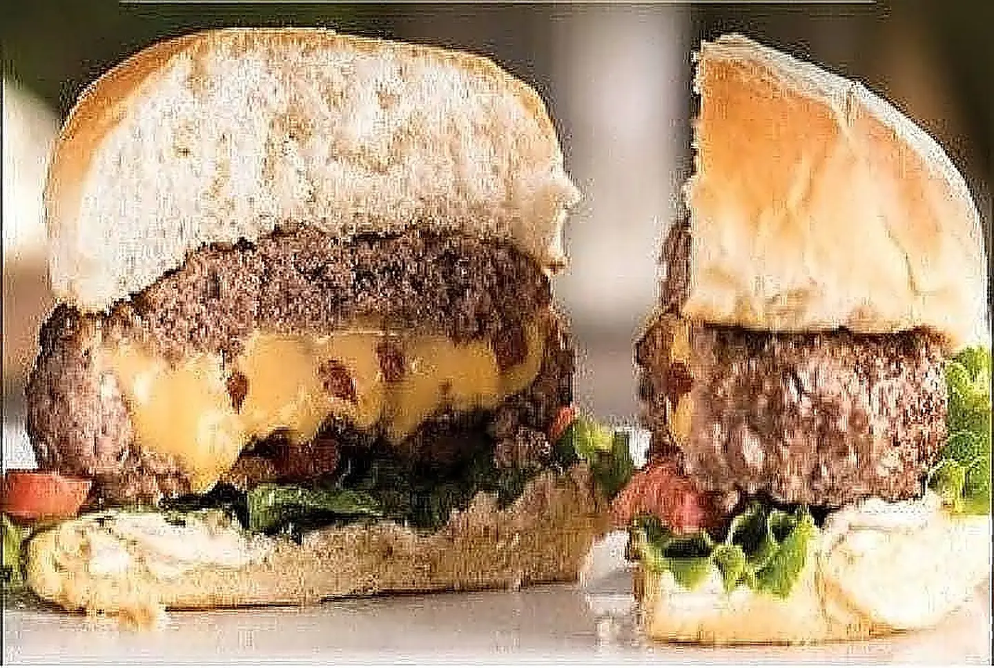 Double Cheese Blast Chicken Burger