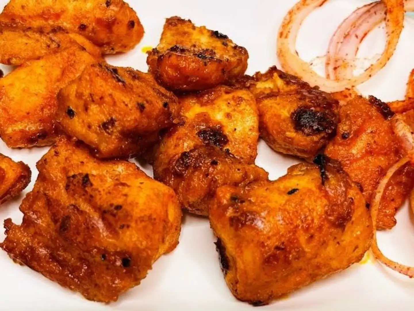 Peppery Bbq Boneless Fish Tikka 8 Pcs