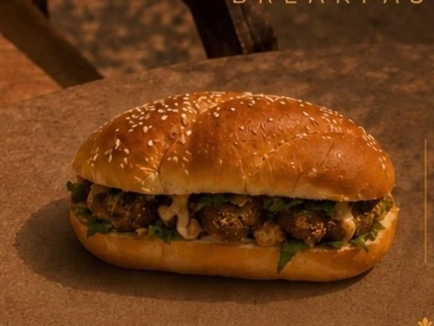 Falafel Brioche