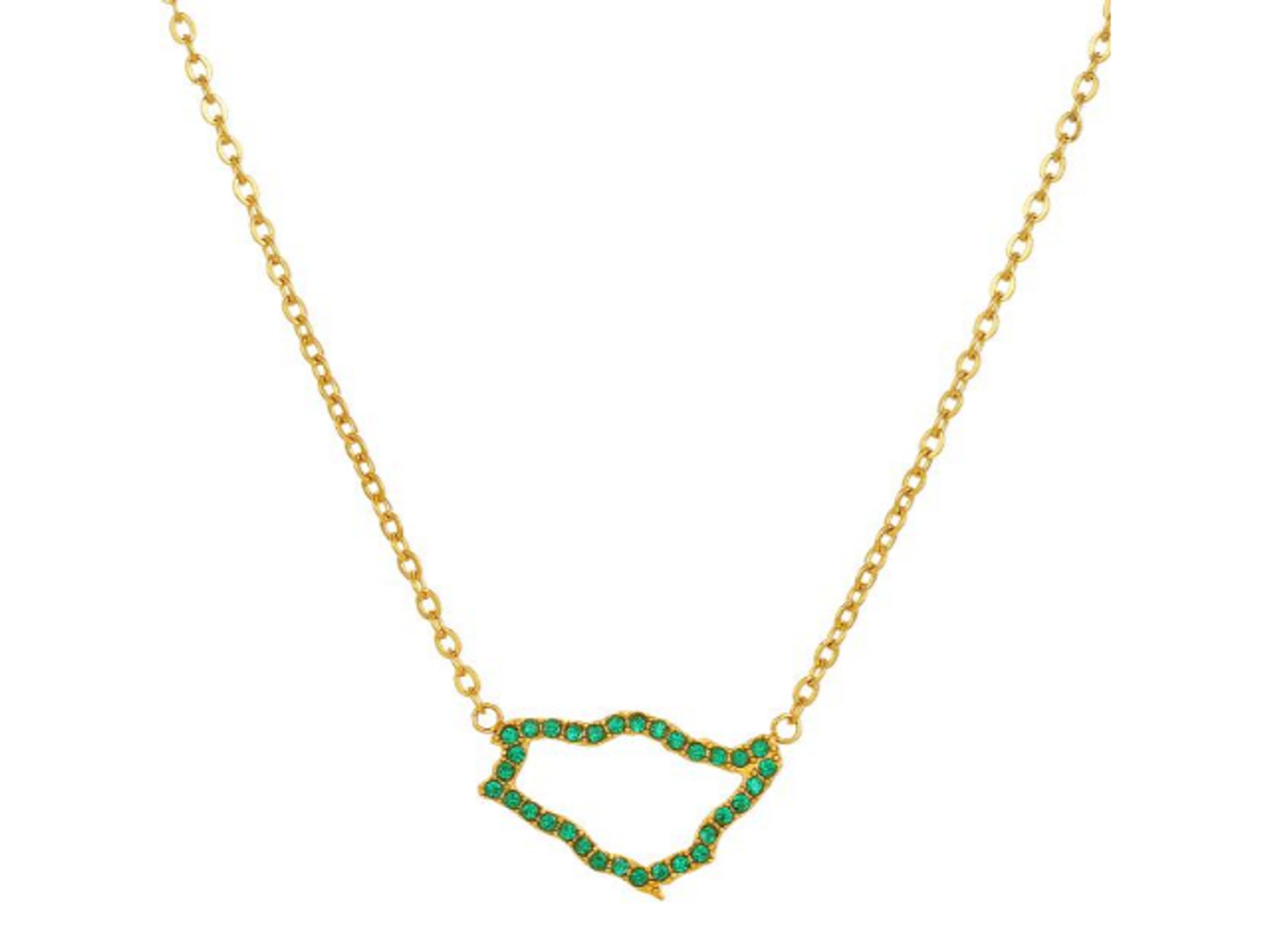 Kingdom Necklace Gold\Green
