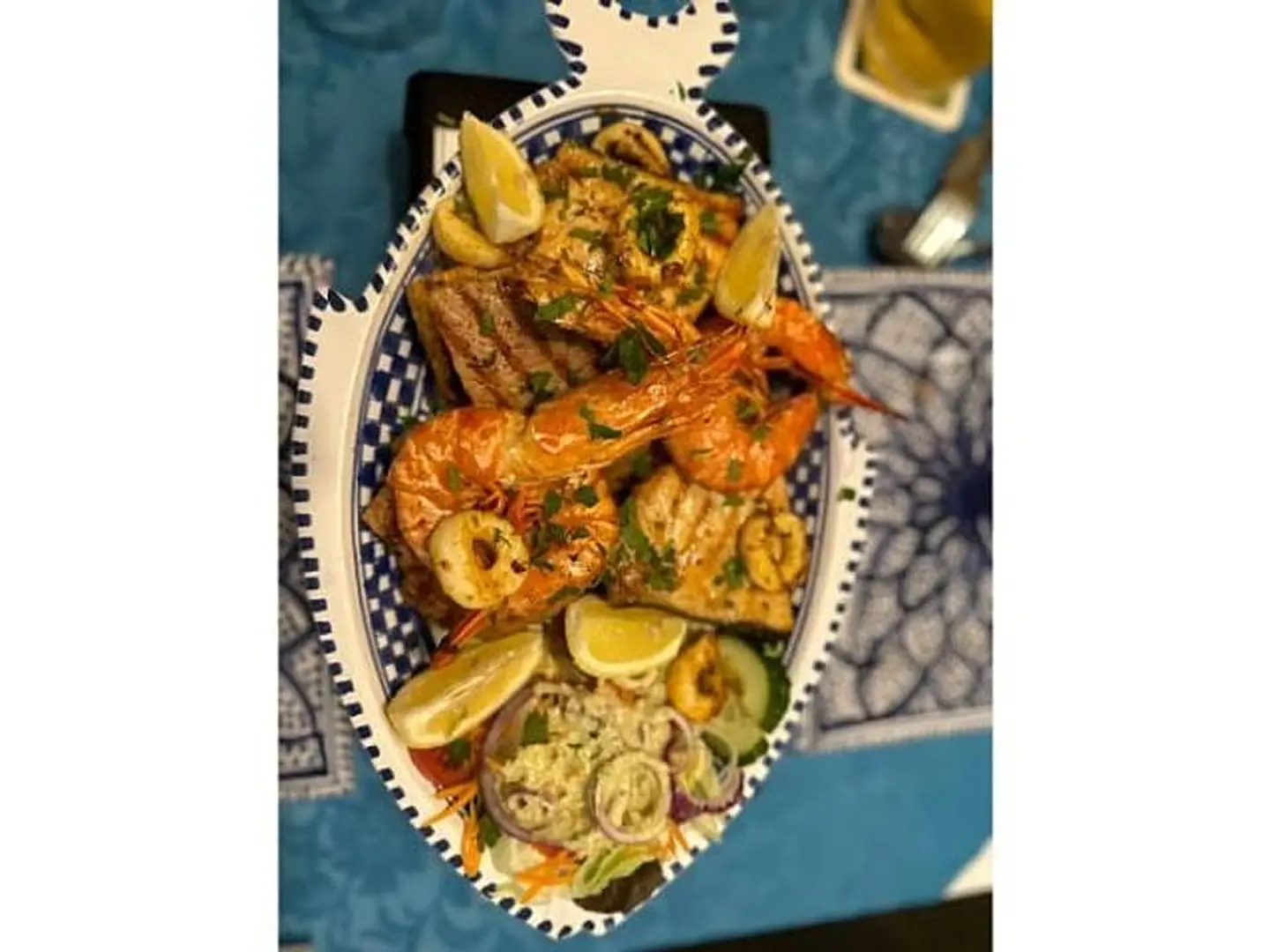 وجبة بحرية خاصة