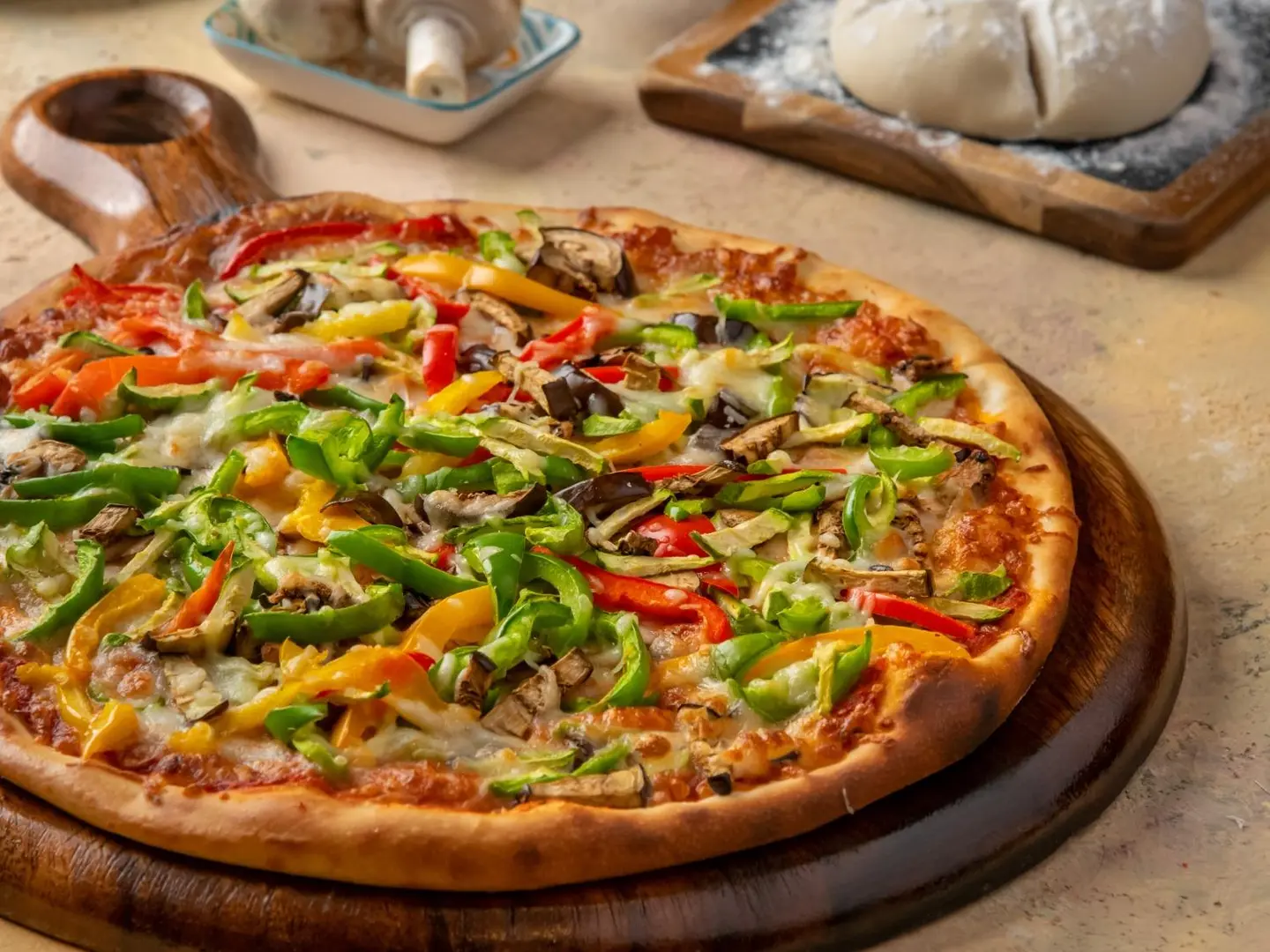 Spicy Vegetable Pizza