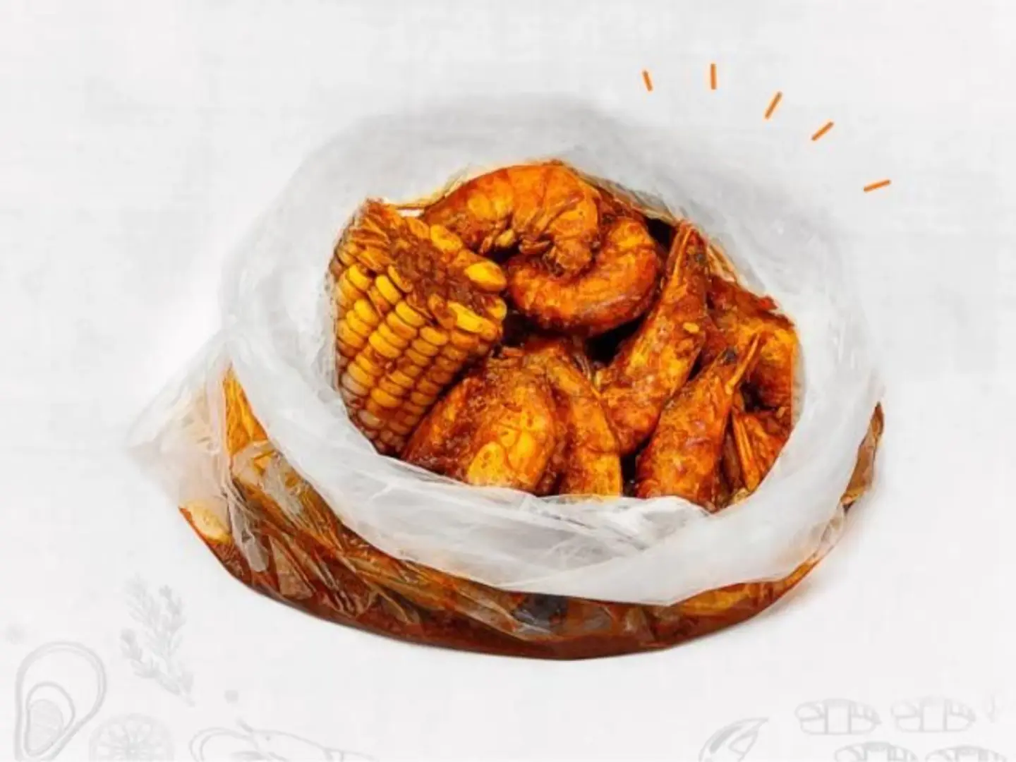 Shrimp Juice And Fries Combo