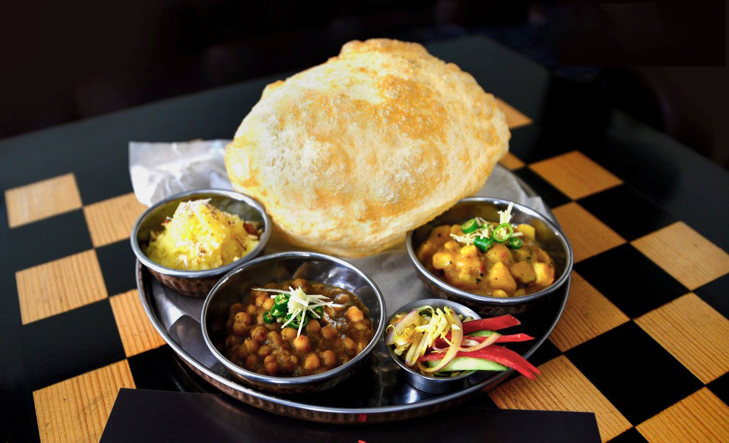 Halwa Puri Platter