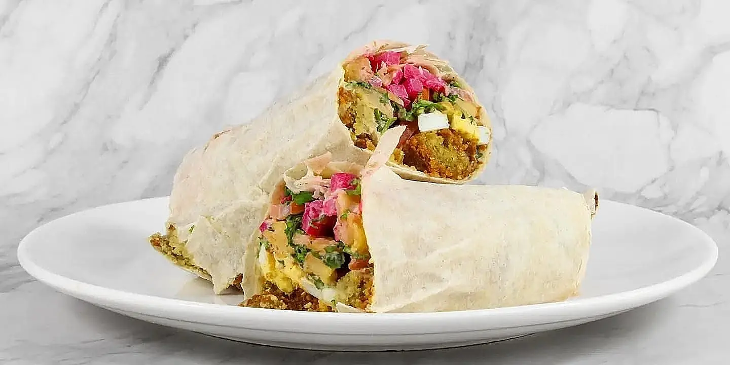Mexican Falafel Sandwich