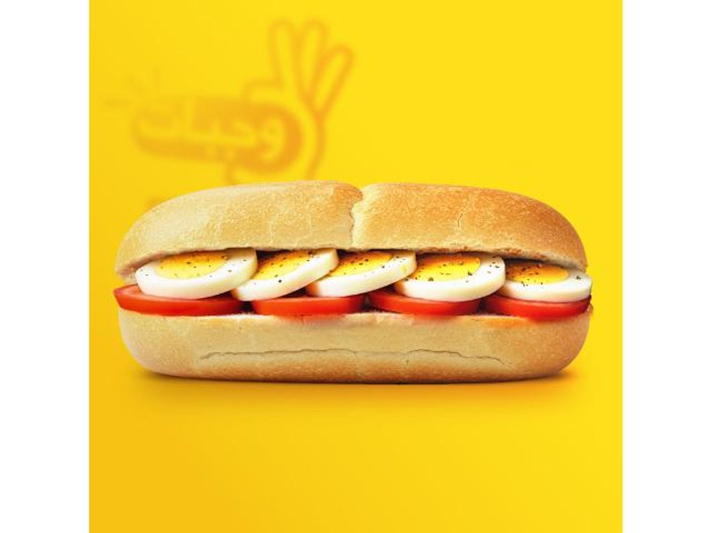 Boiled Egg Sandwich