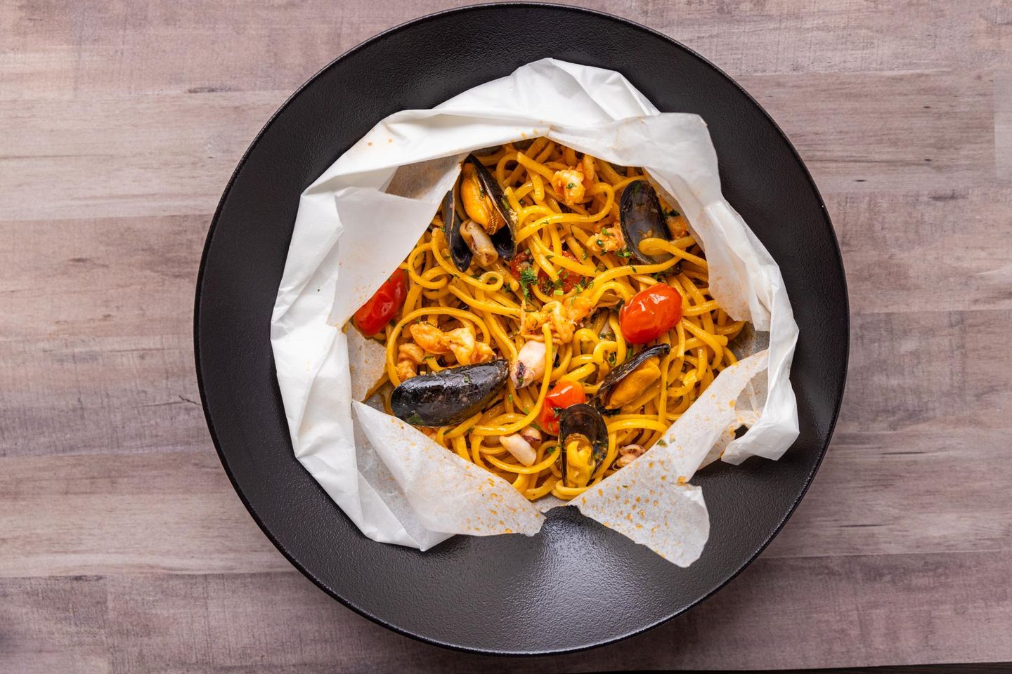 Linguine Al Cartoccio