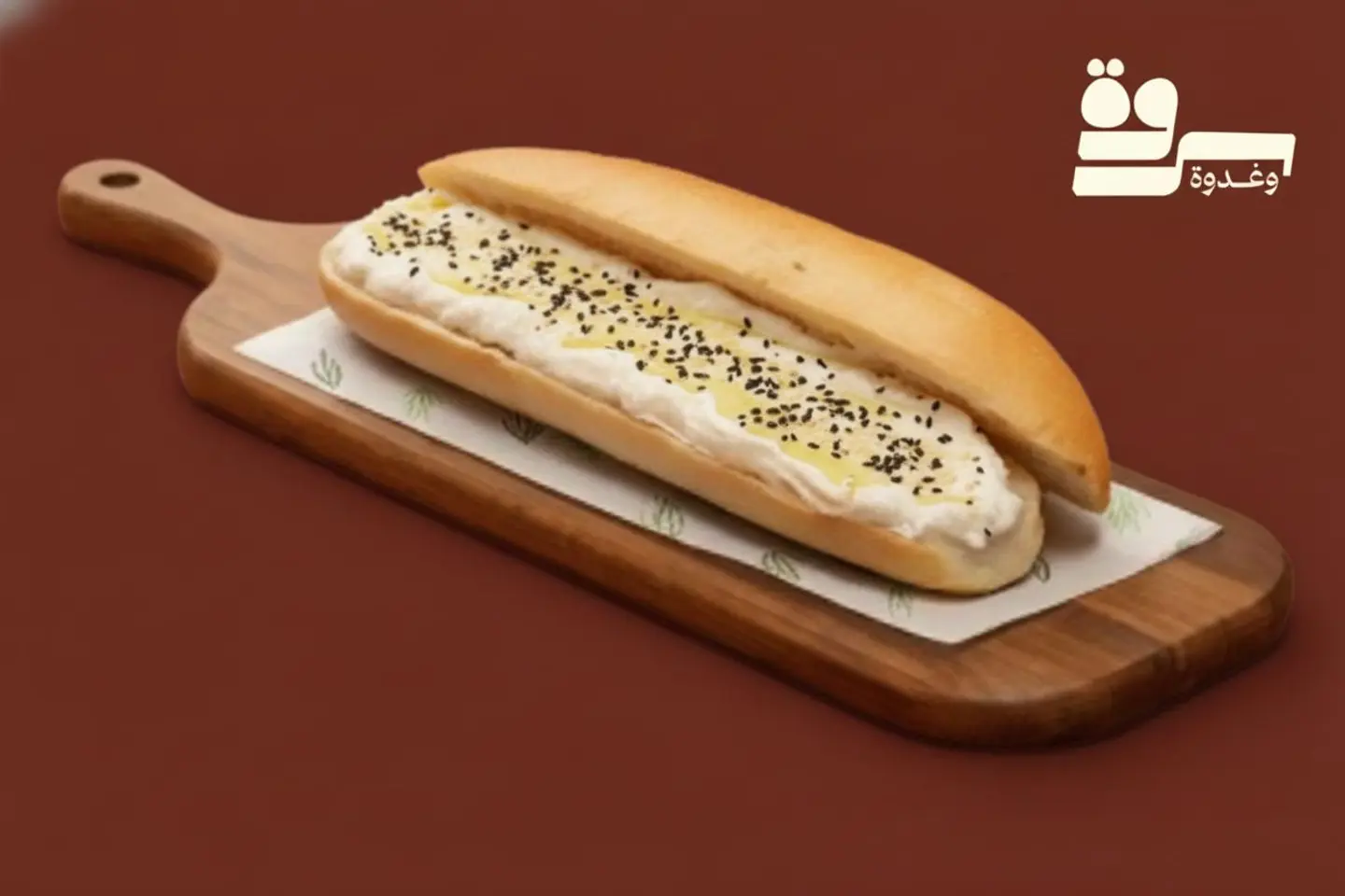 Salted Akkawi Cheese Sandwich