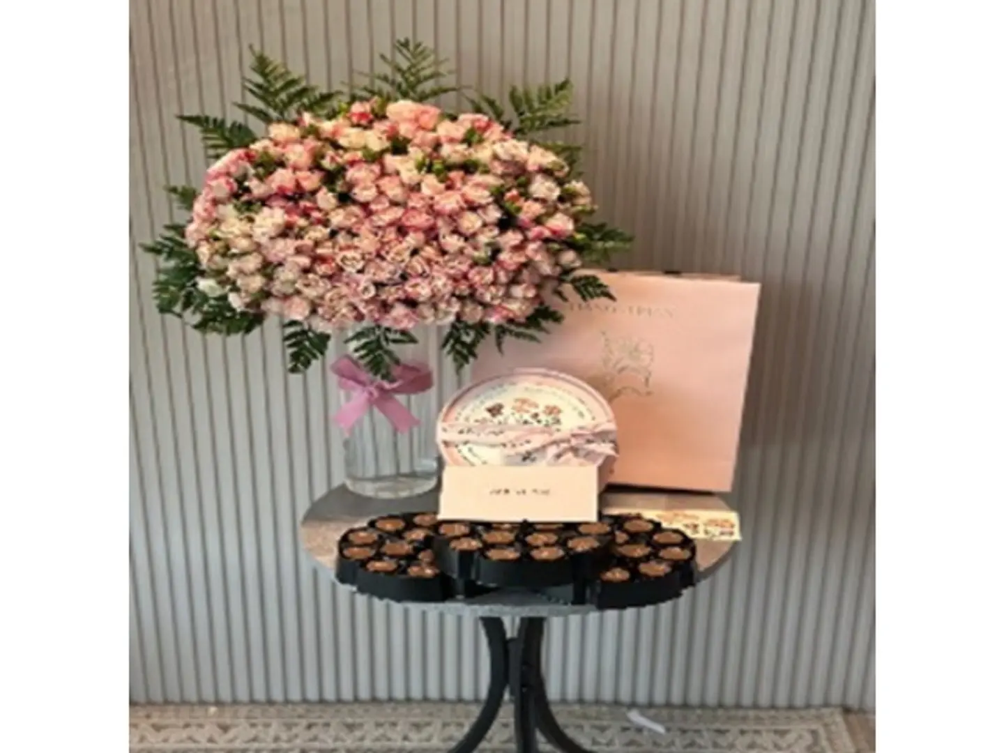 Elegant Vase With Chocolate