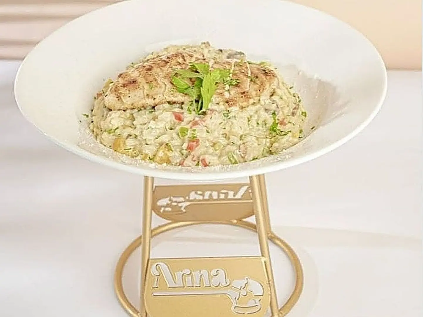 Risotto Pollo Verdure