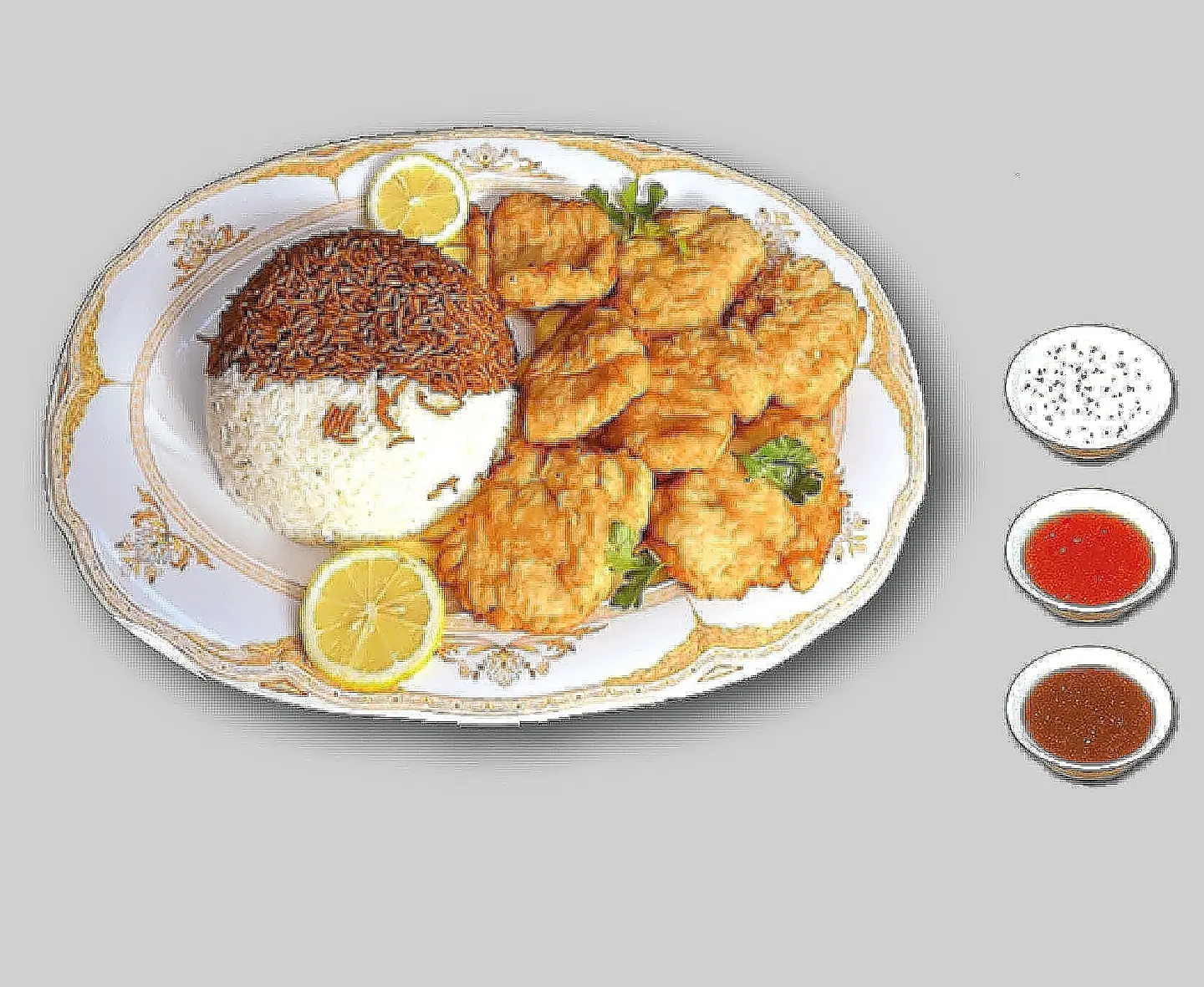 وجبة فيليه مع الارز