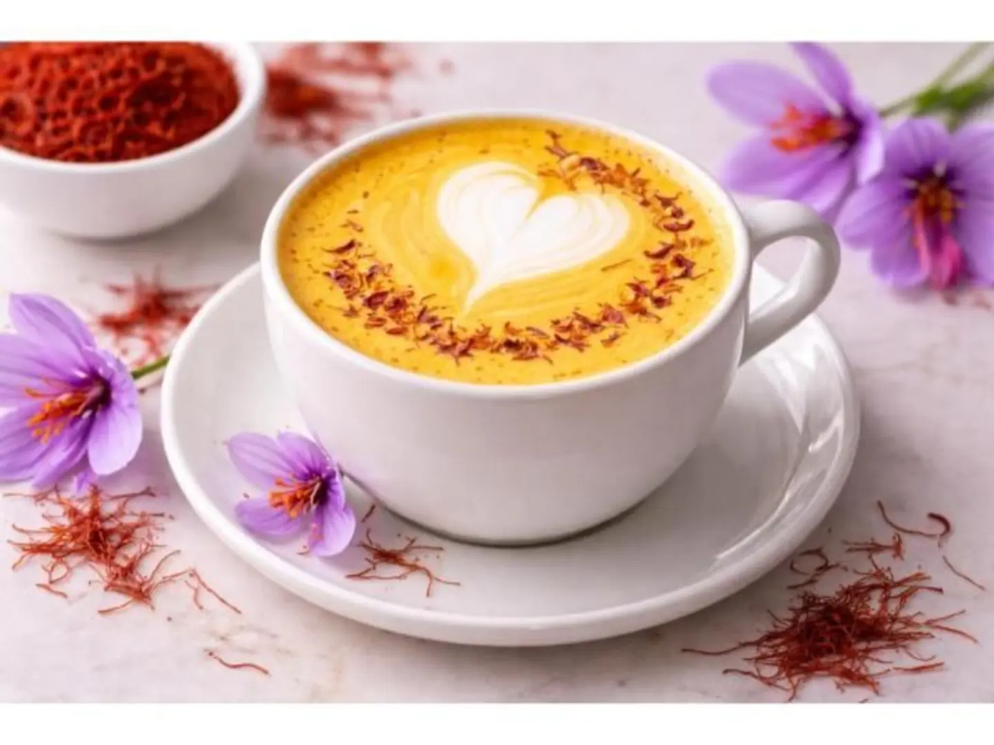 Saffron Latte